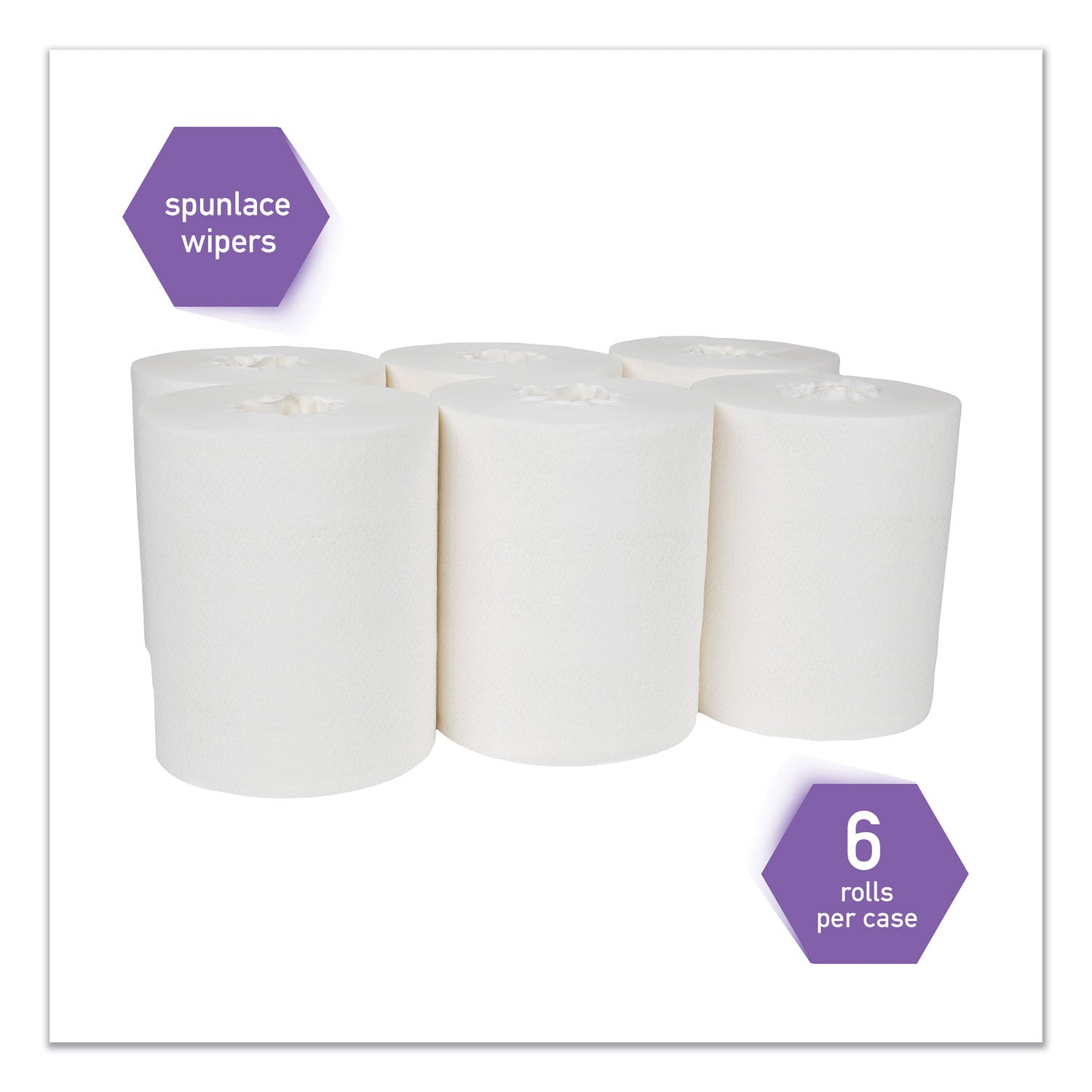 Power Clean Wipers for Disinfectants, Sanitizers and Solvents WetTask Customizable Wet Wiping System 250/Roll, 6 Roll/Carton