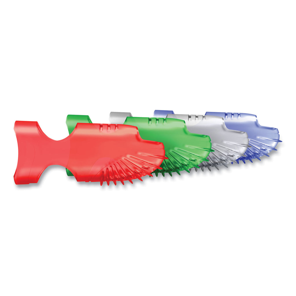 Tippi Micro-Gel Fingertip Grips, Size 7, Medium, Assorted, 10/Pack - 
