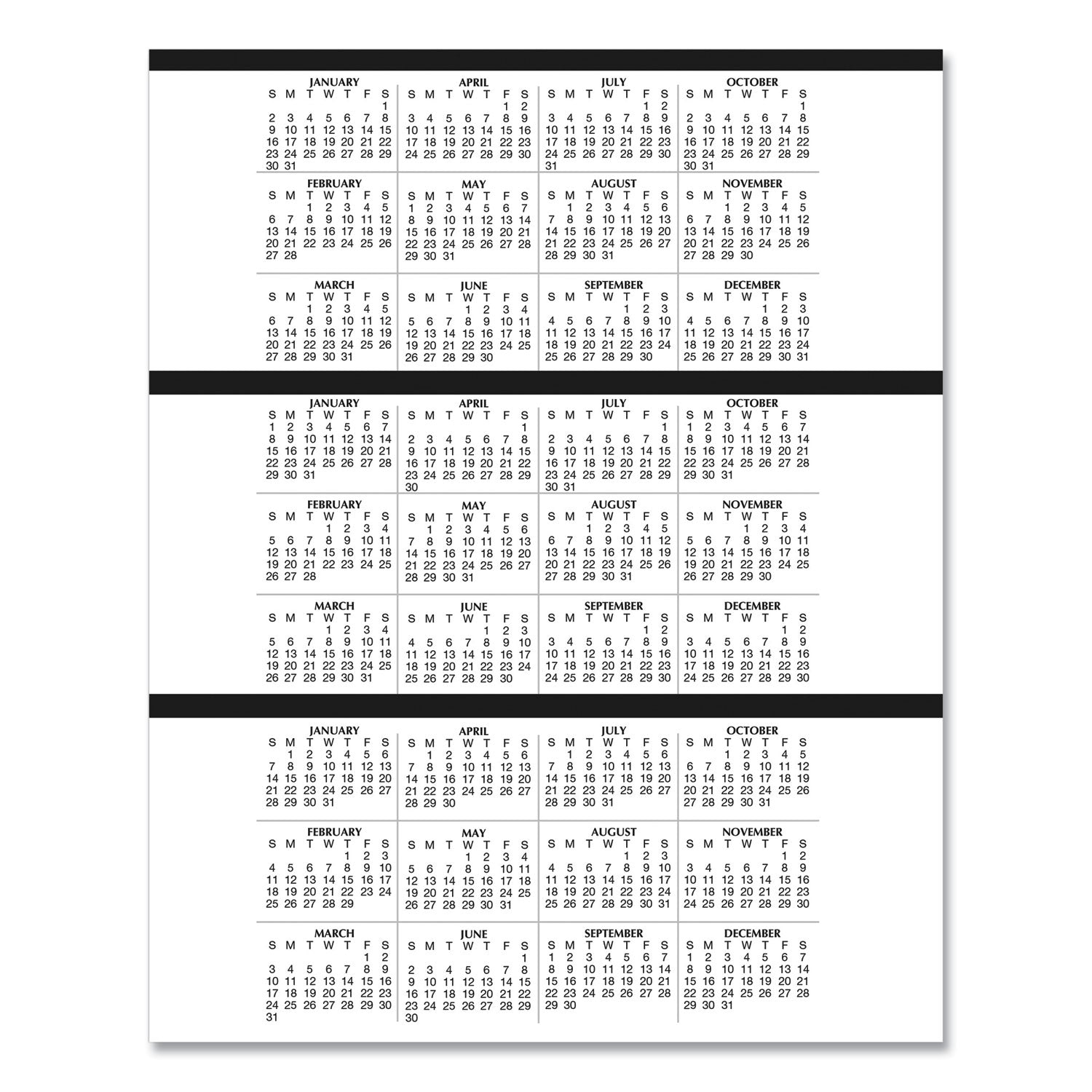 black-on-white-photo-weekly-appointment-book-landscapes-photography-11-x-85-black-cover-12-month-jan-to-dec-2024_hod217102 - 4