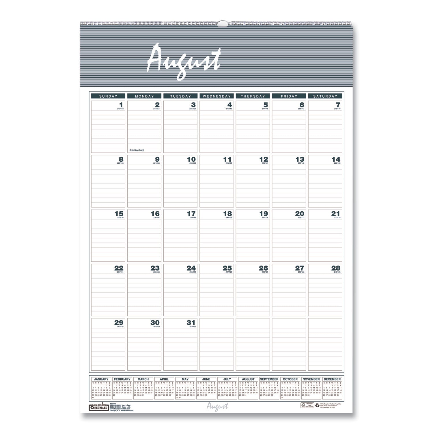 academic-year-bar-harbor-recycled-wirebound-monthly-wall-calendar-12-x-17-white-blue-sheets-12-month-aug-july-2023-2024_hod352 - 1