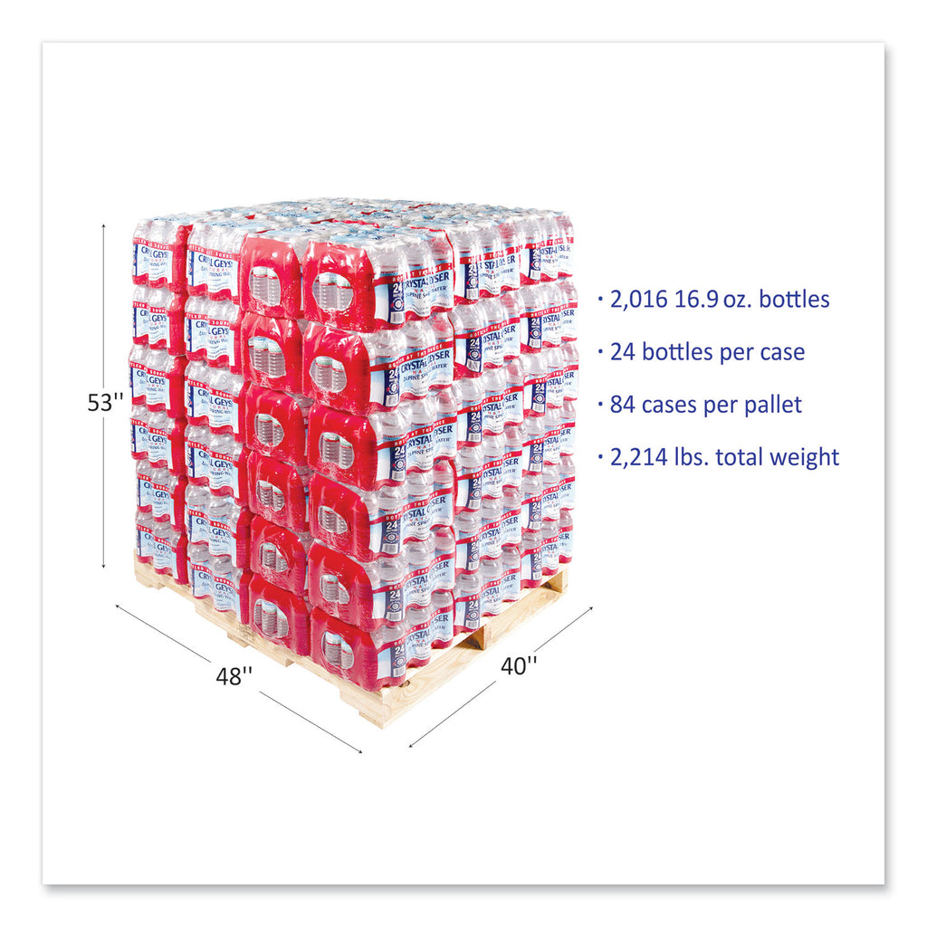 Alpine Spring Water, 16.9 oz Bottle, 24/Carton, 84 Cartons/Pallet - 4