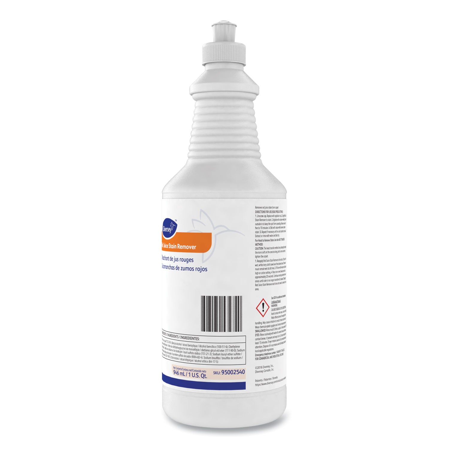 Red Juice Stain Remover, 32 oz Bottle, 6 Bottles/Carton