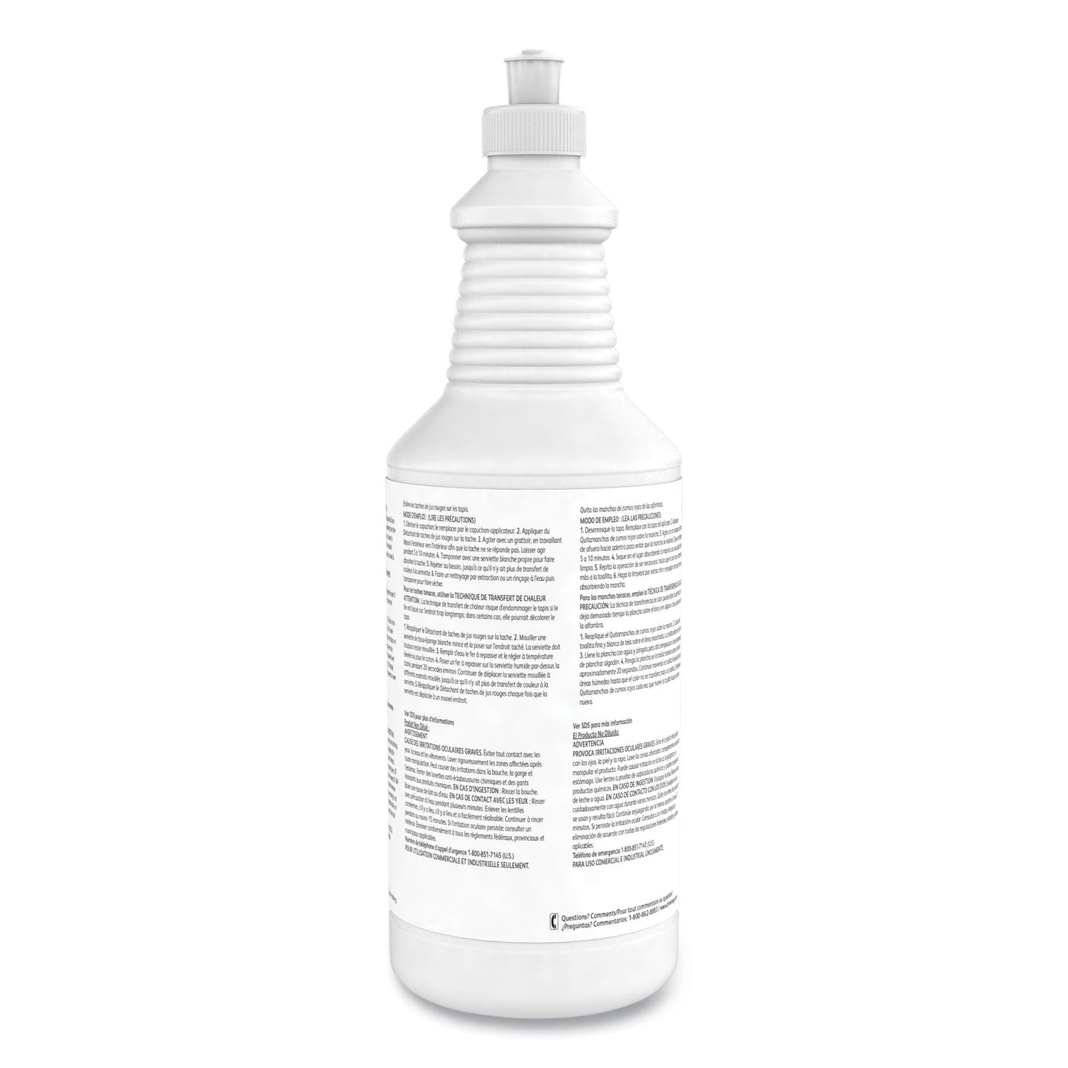 Red Juice Stain Remover, 32 oz Bottle, 6 Bottles/Carton