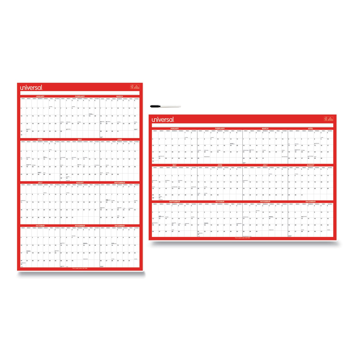 erasable-wall-calendar-24-x-36-white-red-sheets-12-month-jan-to-dec-2024_unv71004 - 1