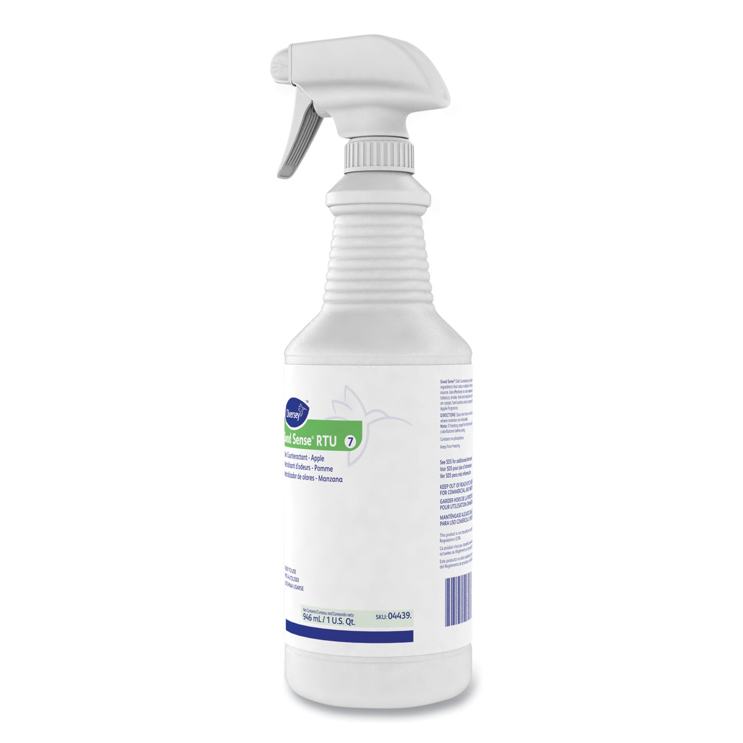 Good Sense RTU Liquid Odor Counteractant, Apple Scent, 32 oz Spray Bottle