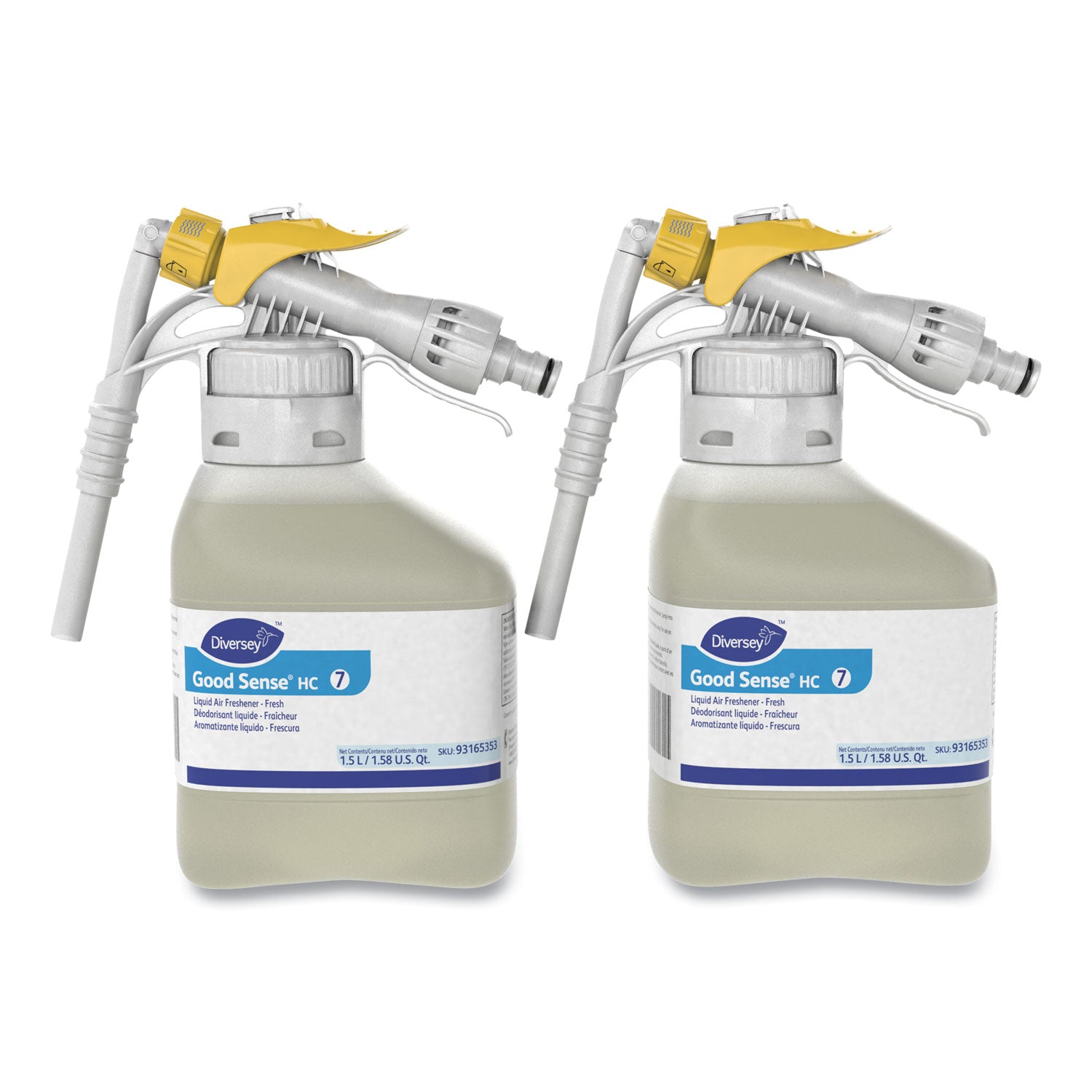 Good Sense Liquid Odor Counteractant, Fresh, 1.5 L RTD Bottle, 2/Carton - 