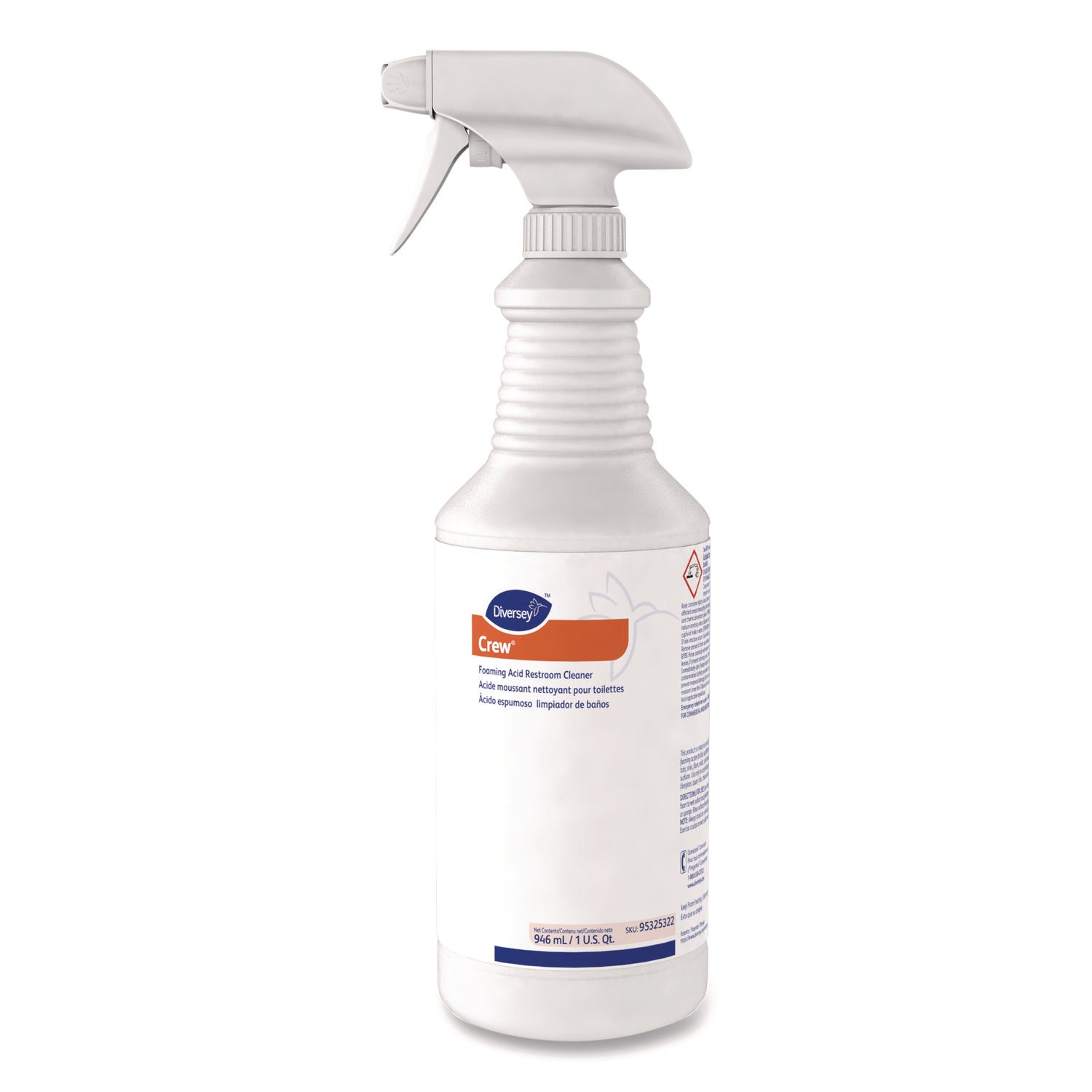 Foaming Acid Restroom Cleaner, Fresh Scent, 32 oz Spray Bottle, 12/Carton - 1