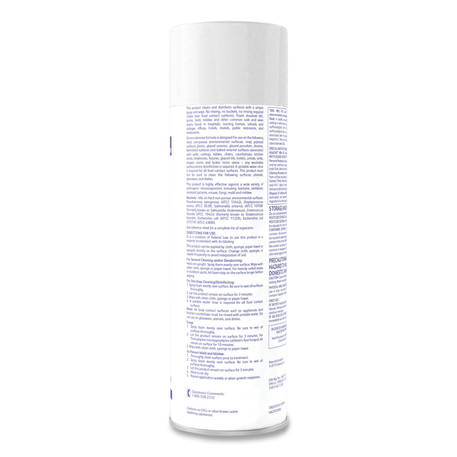 envy-foaming-disinfectant-cleaner-lavender-scent-19-oz-aerosol-spray-12-carton_dvo04531 - 5