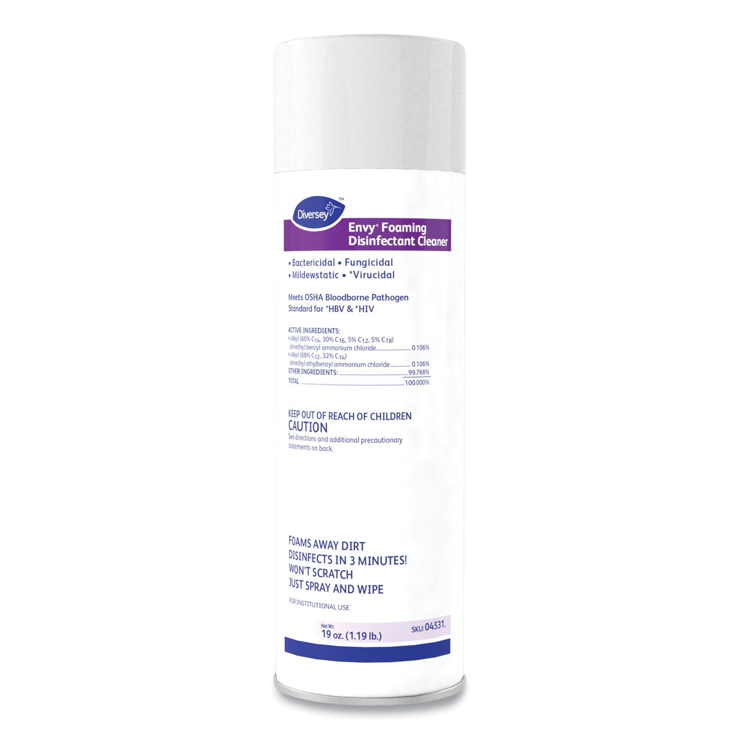 envy-foaming-disinfectant-cleaner-lavender-scent-19-oz-aerosol-spray-12-carton_dvo04531 - 2