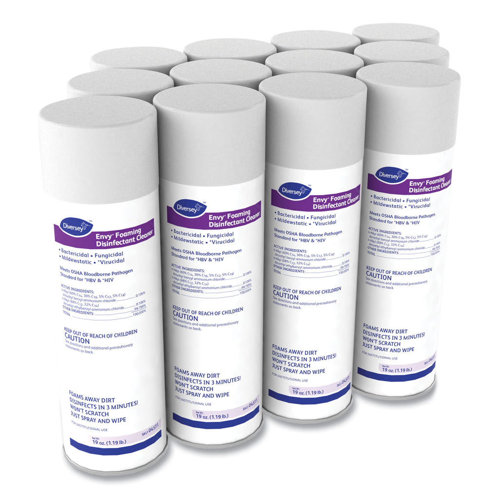 Envy Foaming Disinfectant Cleaner, Lavender Scent, 19 oz Aerosol Spray