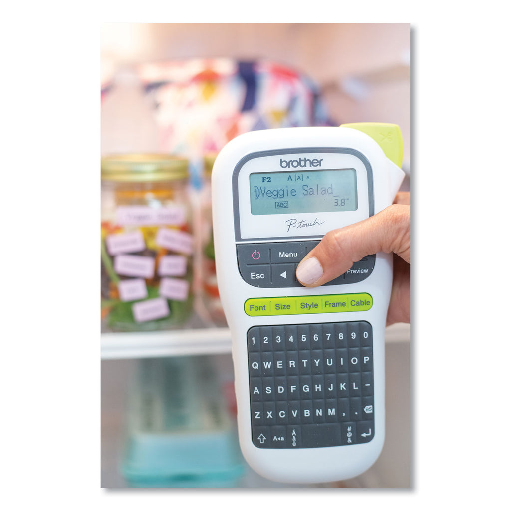 PT-H110 Easy Portable Label Maker, 2 Lines, 4.5 x 6.13 x 2.5