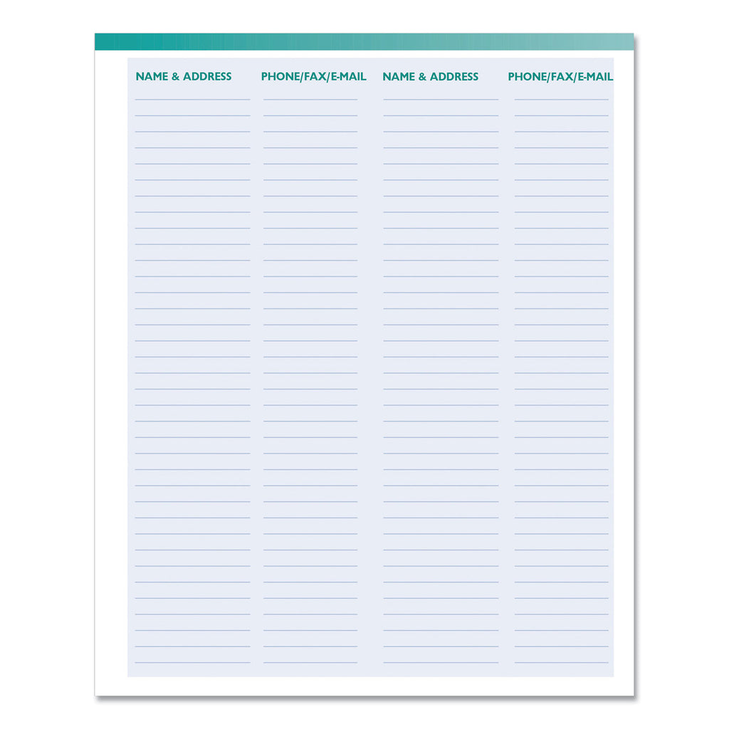 Express Track Recycled Weekly Appointment Book/Monthly Planner, 8 x 5, Black Cover, 13-Month (Jan to Jan): 2024 to 2025