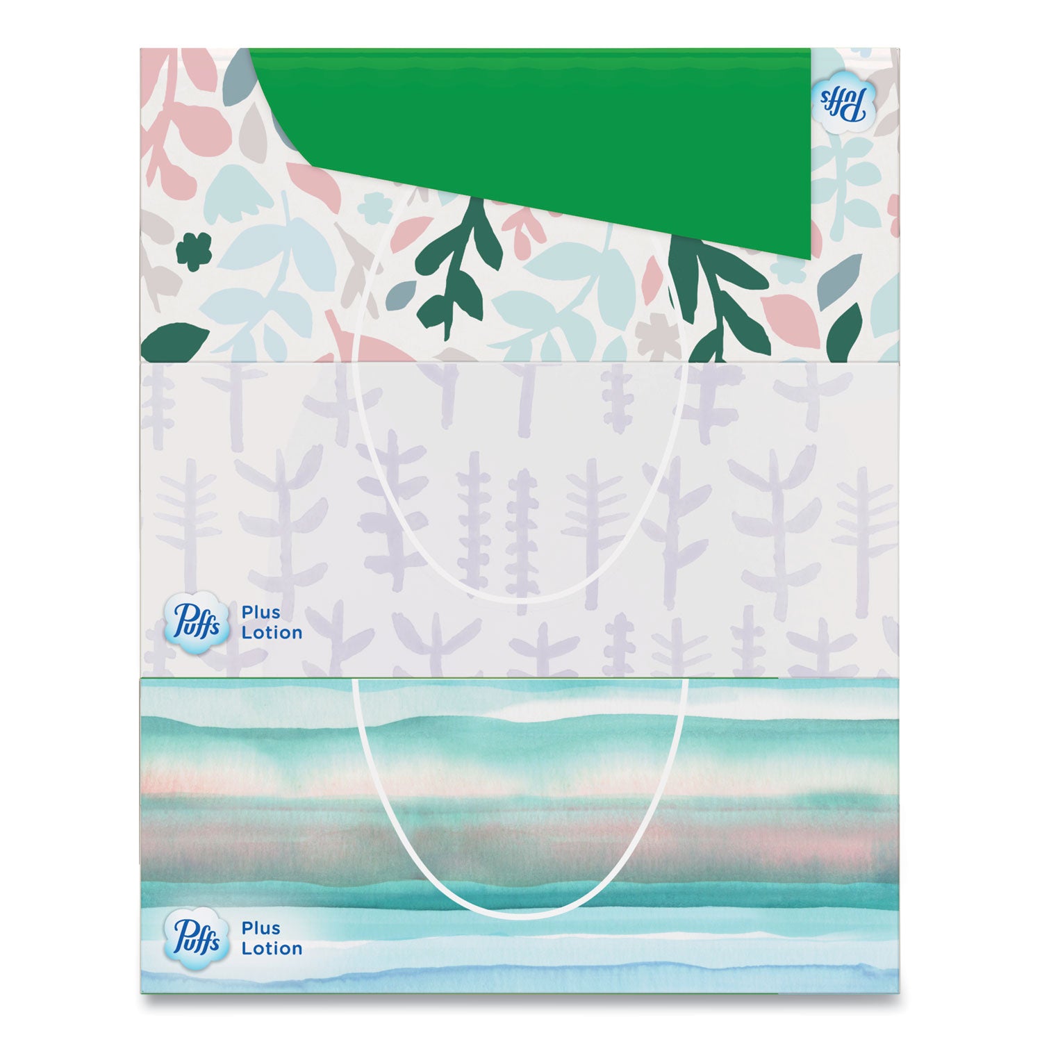 plus-lotion-facial-tissue-2-ply-white-124-box-3-box-pack-8-packs-carton_pgc39363 - 2