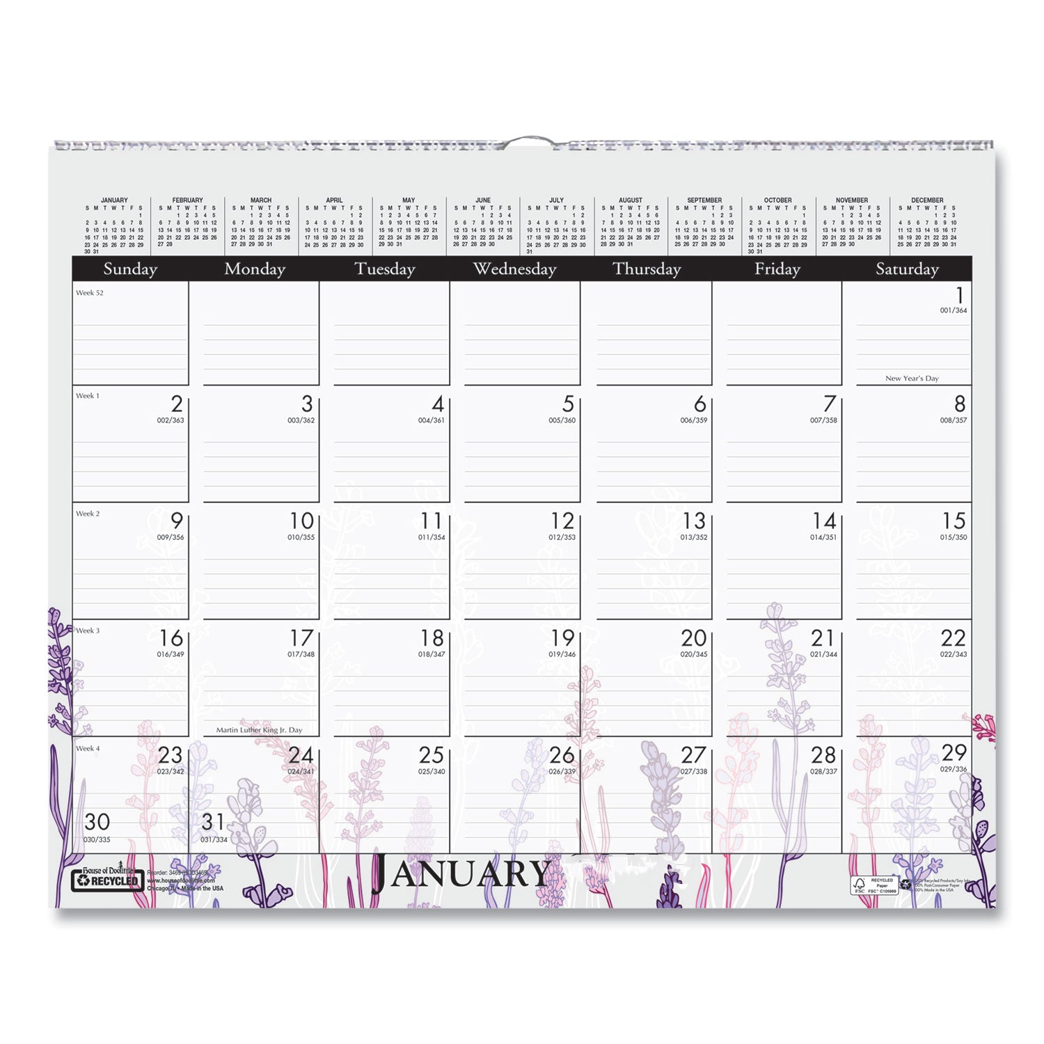 recycled-wild-flower-wall-calendar-wild-flowers-artwork-15-x-12-white-multicolor-sheets-12-month-jan-to-dec-2024_hod3469 - 1