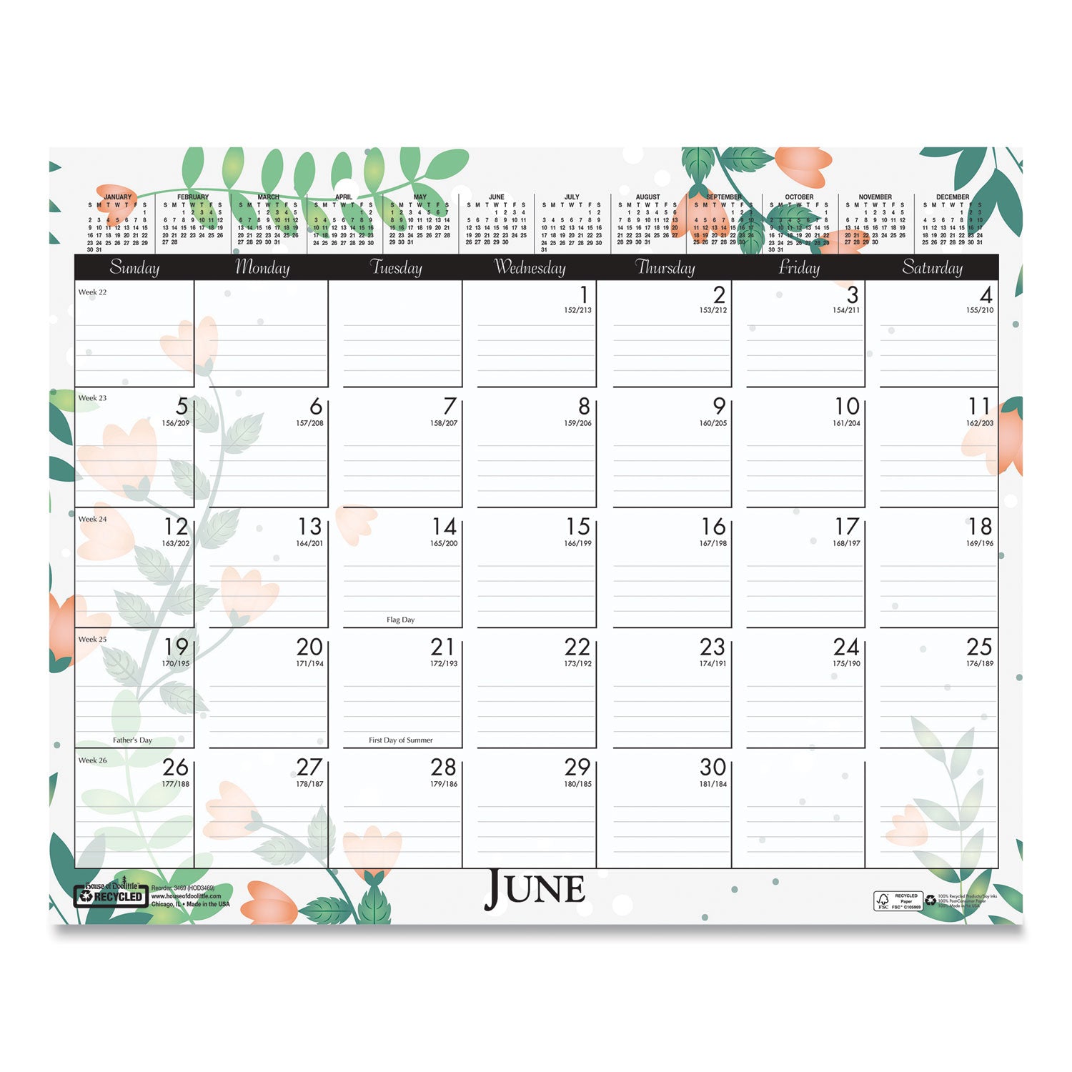 recycled-wild-flower-wall-calendar-wild-flowers-artwork-15-x-12-white-multicolor-sheets-12-month-jan-to-dec-2024_hod3469 - 7