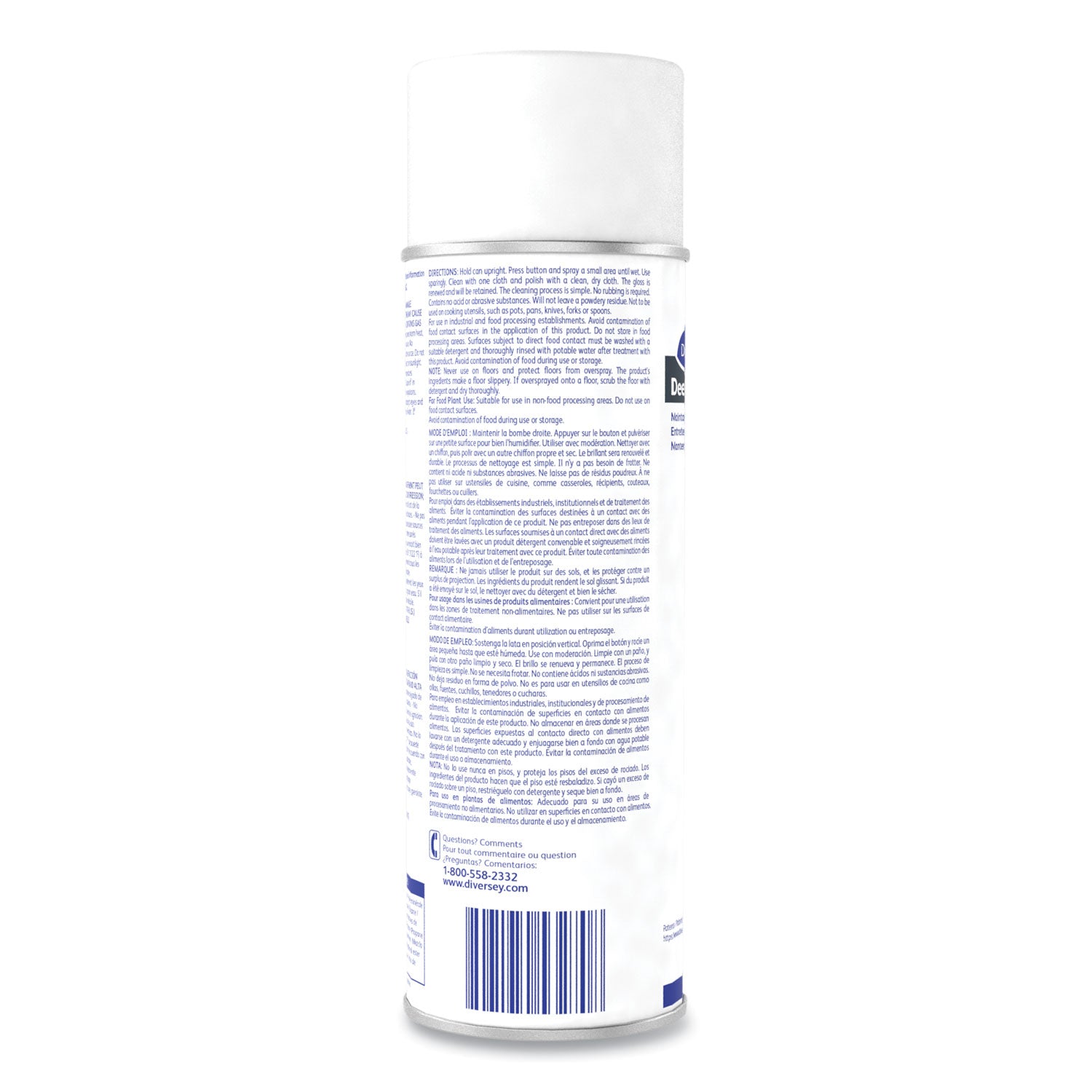 Deep Gloss Stainless Steel Maintainer, 16 oz Aerosol Spray, 12/Carton