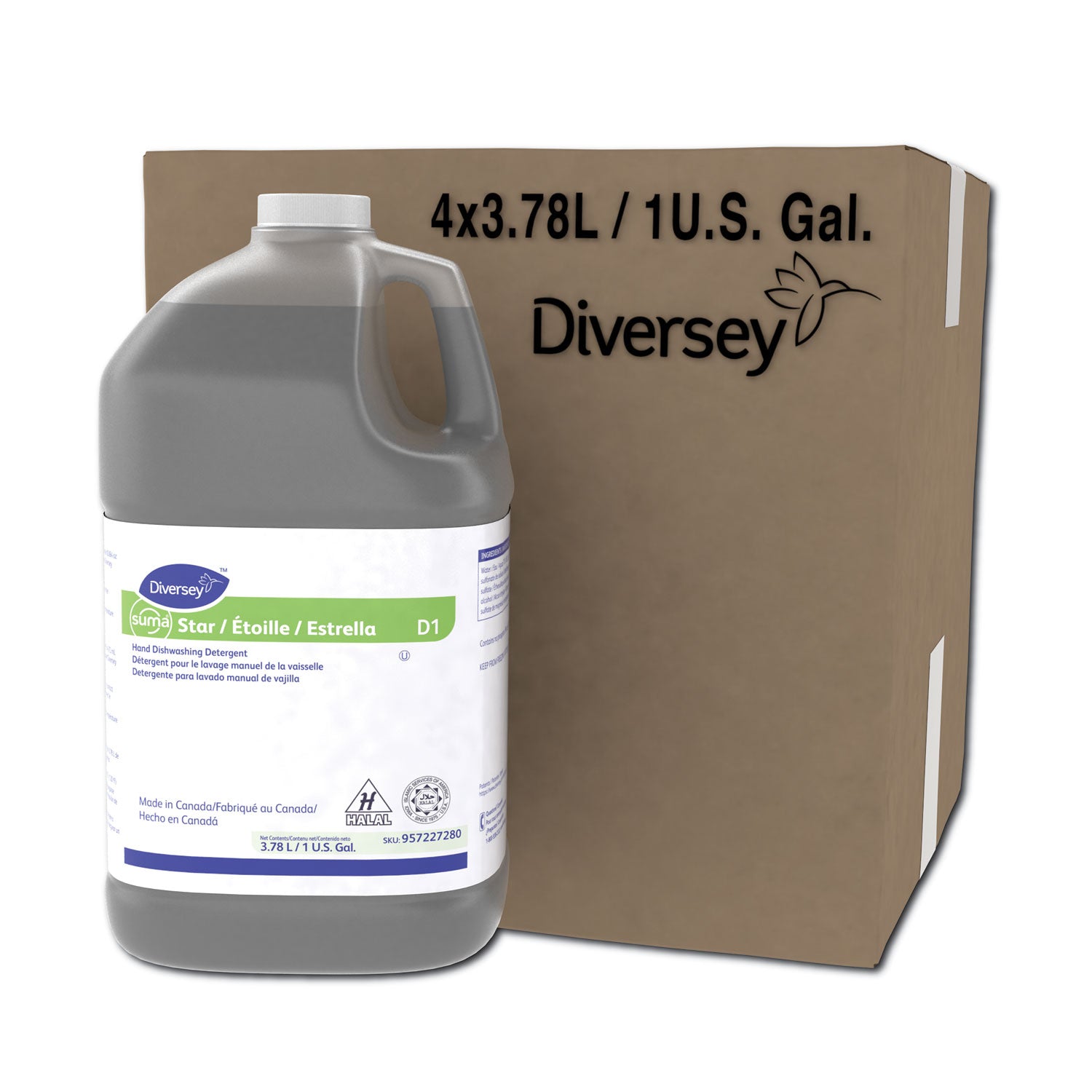 suma-star-d1-hand-dishwashing-detergent-unscented-1-gal-bottle-4-carton_dvo957227280 - 6