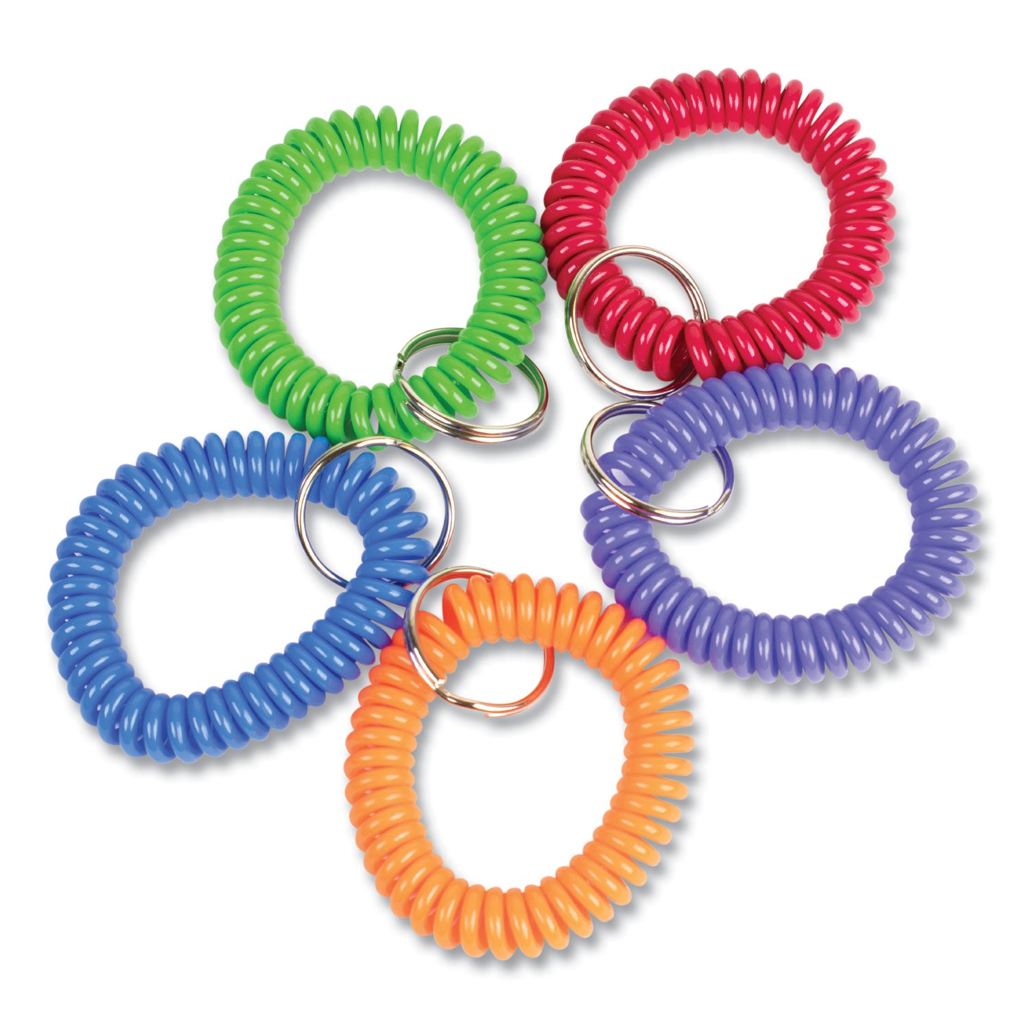wrist-key-coil-key-organizers-blue-green-orange-purple-red-10-pack_cnk565104 - 1