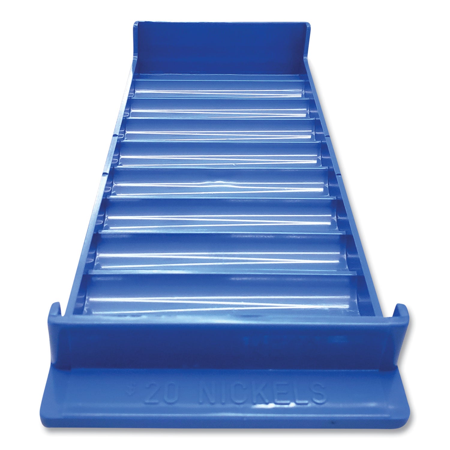 stackable-plastic-coin-tray-10-compartments-stackable-375-x-105-x-15-blue-2-pack_cnk560561 - 1