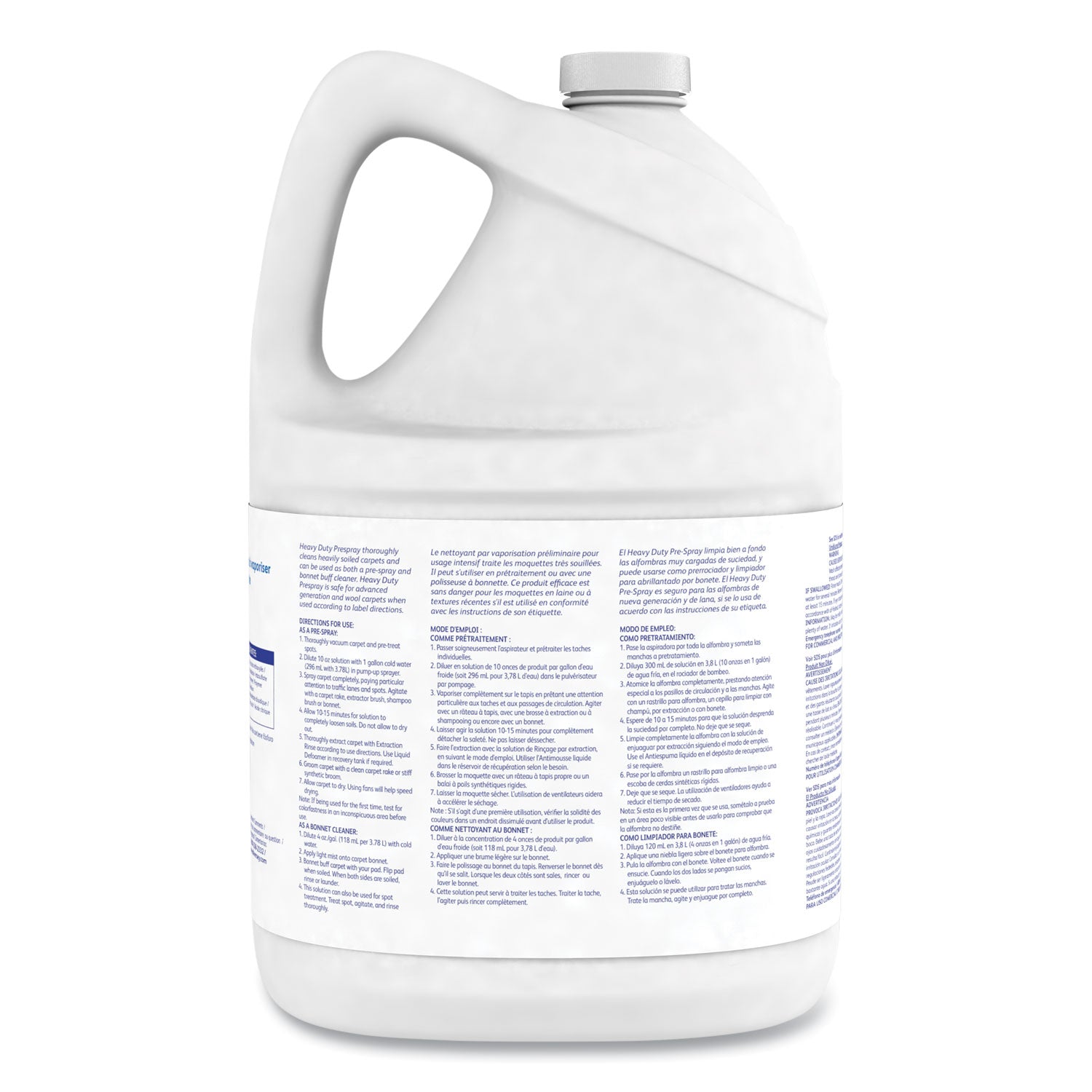 Carpet Cleanser Heavy-Duty Prespray, Fruity Scent, 1 gal Bottle, 4/Carton