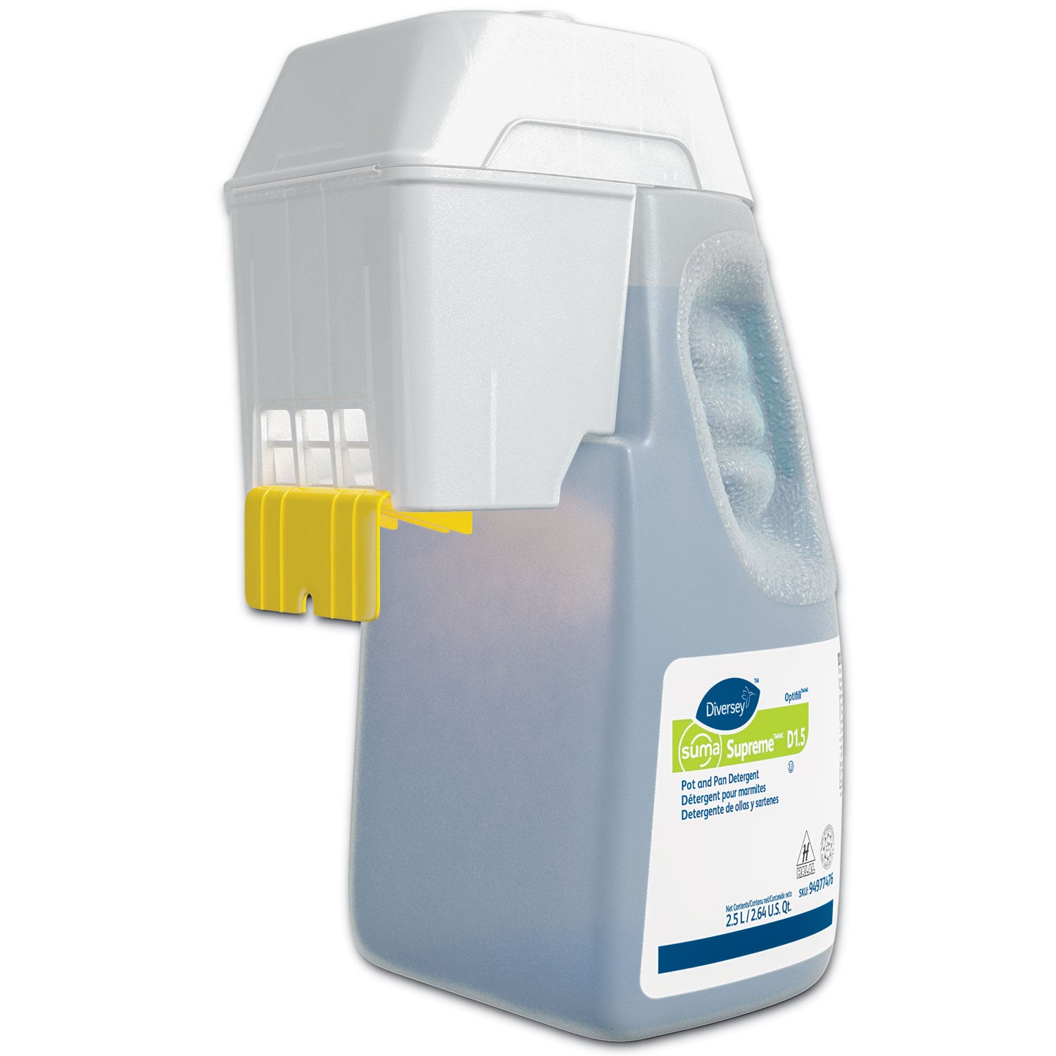 Supreme Concentrated Pot and Pan Detergent, Floral, 2.6 qt Optifill System Refill