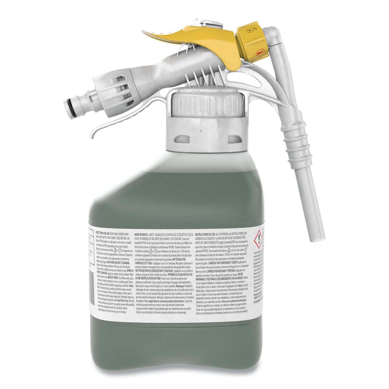 Diversey GP Forward General Purpose Cleaner - Concentrate - 50.7 fl oz (1.6 quart) - Citrus Scent - 1 Each - Rinse-free - Green