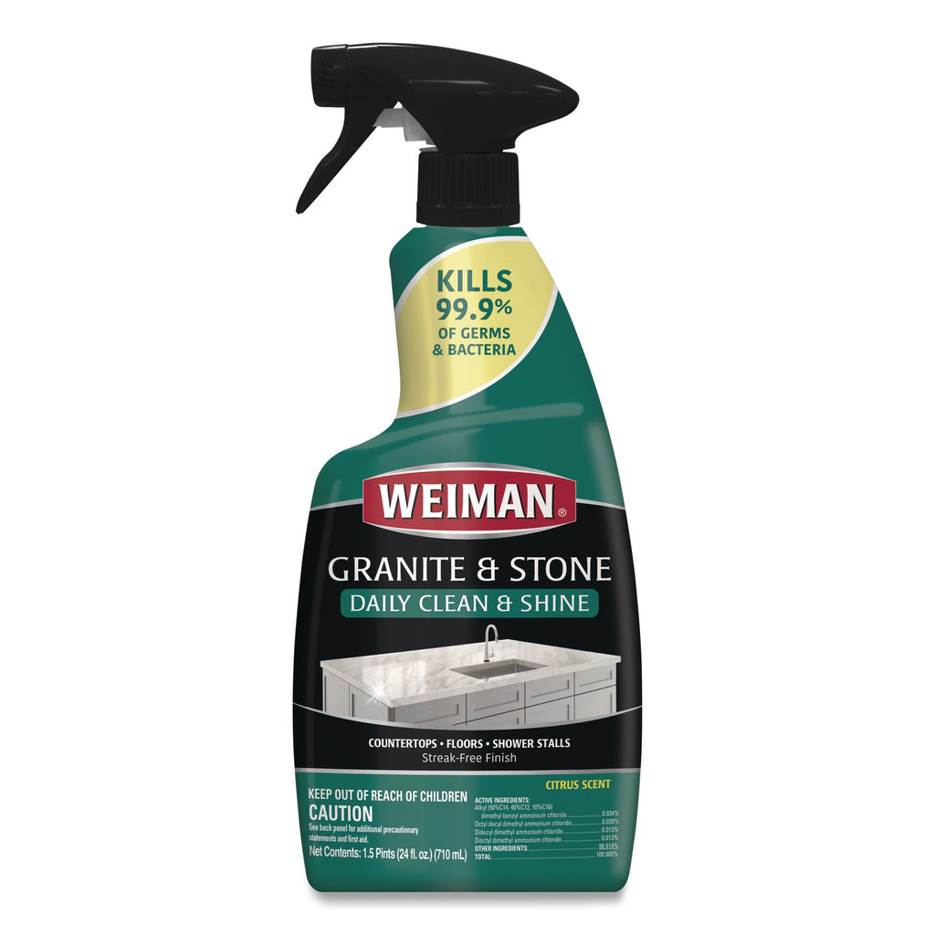 Granite Cleaner and Polish, Citrus Scent, 24 oz Spray Bottle