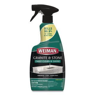 Granite Cleaner and Polish, Citrus Scent, 24 oz Spray Bottle
