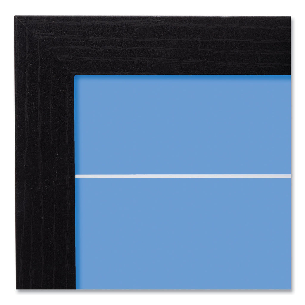 Black Solid Wood Poster Frames with Plastic Window, Wide Profile, 16 x 20 - 