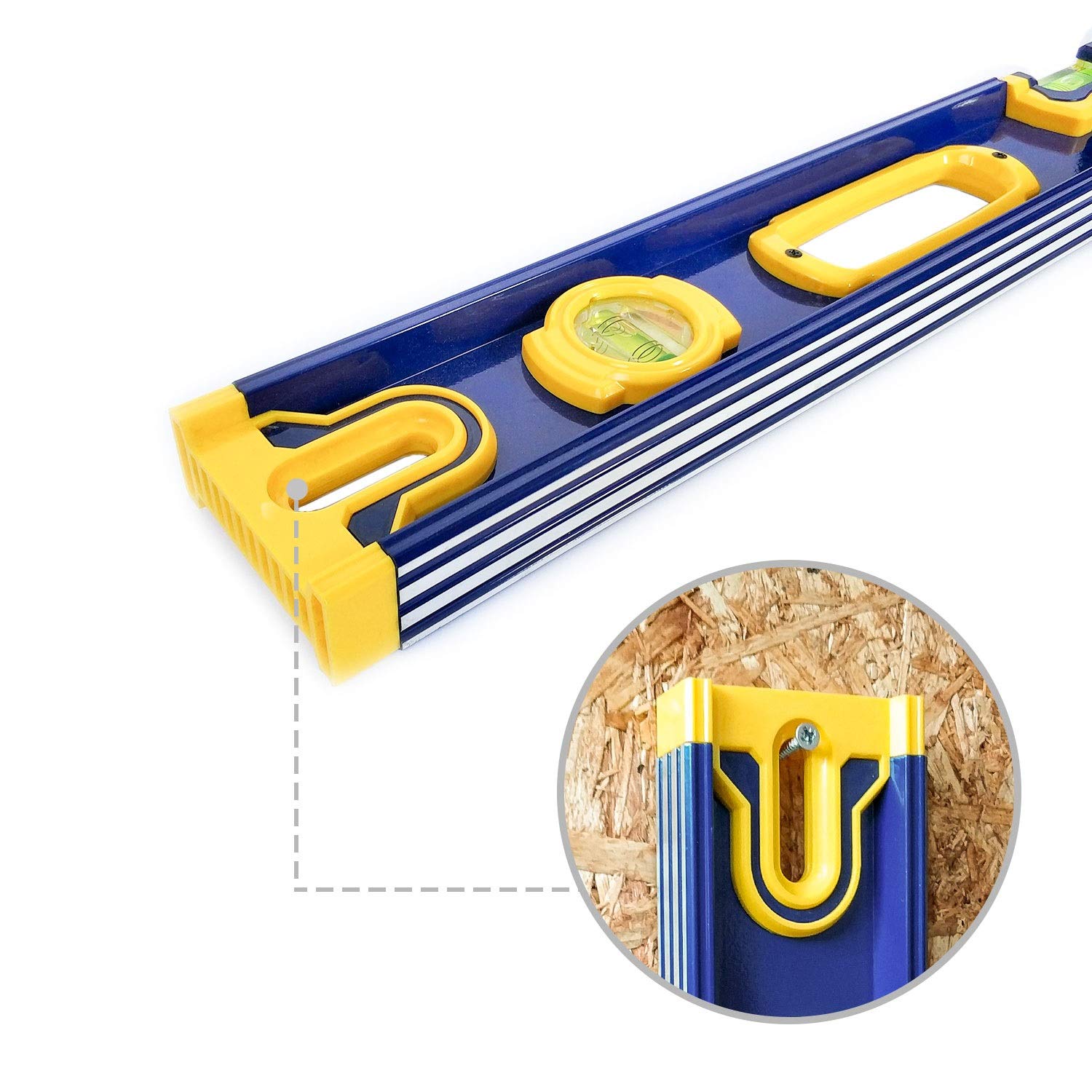 24" Professional Non-Magnetic Aluminum Heavy Duty Level