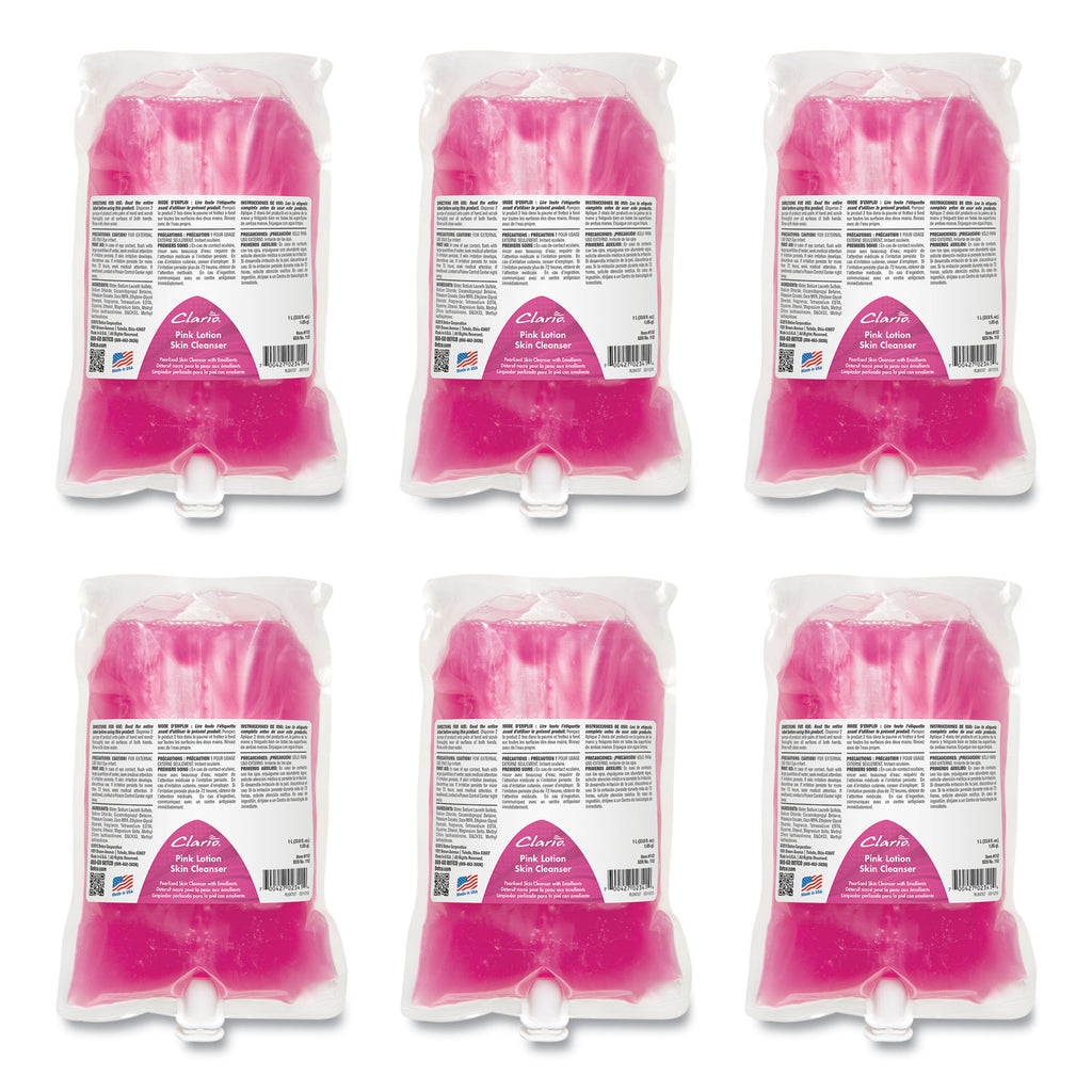 pink-lotion-skin-cleanser-clean-bouquet-1000-ml-refill-bag-6-carton_bet1122900 - 1