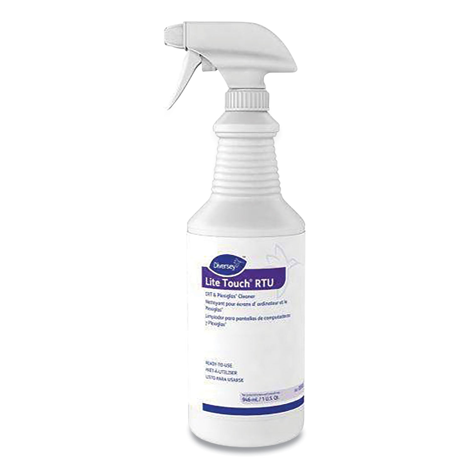 Lite Touch CRT and Plexiglas Cleaner, 32 oz Spray Bottle, 12/Carton