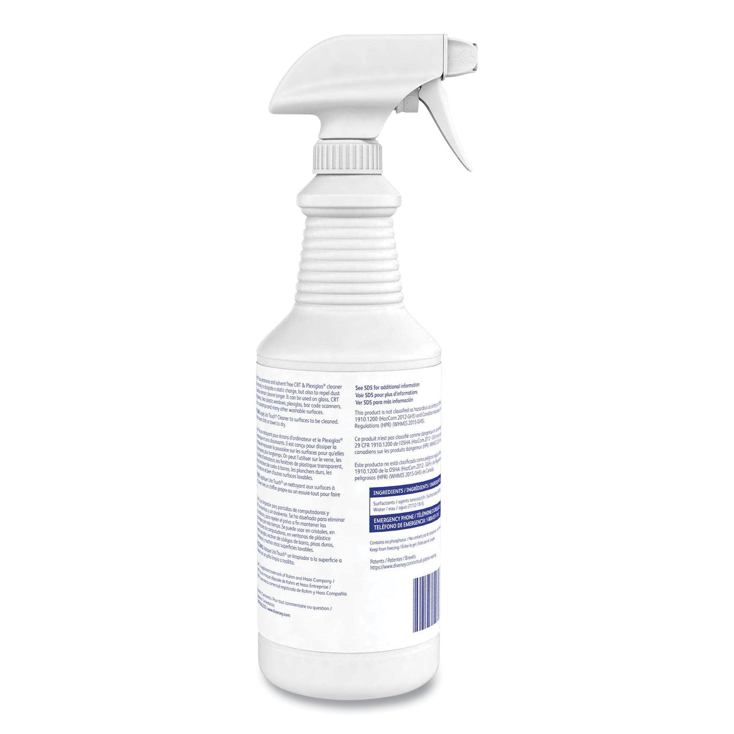 lite-touch-crt-and-plexiglas-cleaner-32-oz-spray-bottle-12-carton_dvo03970 - 4