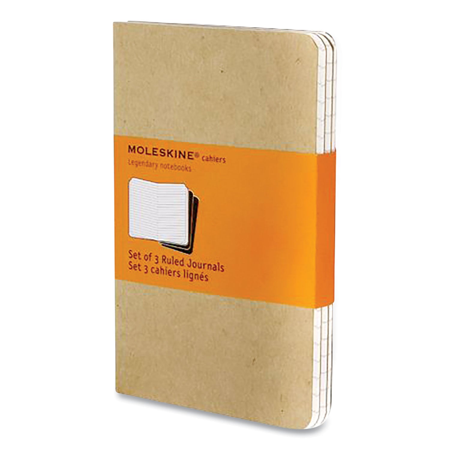 cahier-journal-1-subject-narrow-rule-brown-kraft-cover-32-55-x-35-sheets-3-pack_hbg704925 - 1