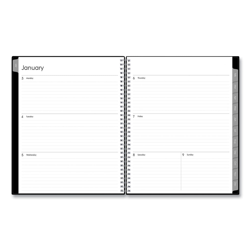 enterprise-weekly-monthly-planner-enterprise-formatting-11-x-85-black-cover-12-month-jan-to-dec-2024_bls111288 - 2