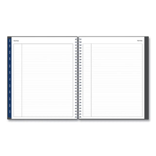 Passages Monthly Planner, 10 x 8, Charcoal Cover, 12-Month (Jan to Dec): 2024