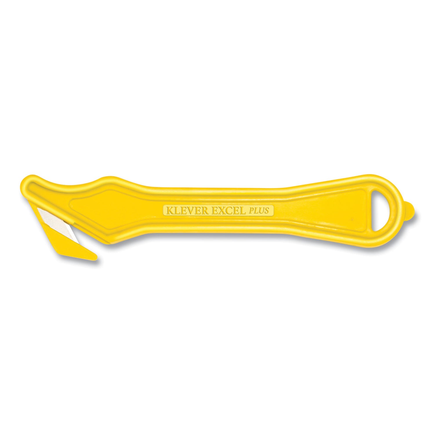 excel-plus-safety-cutter-7-plastic-handle-yellow-10-pack_klvpls40030y - 1