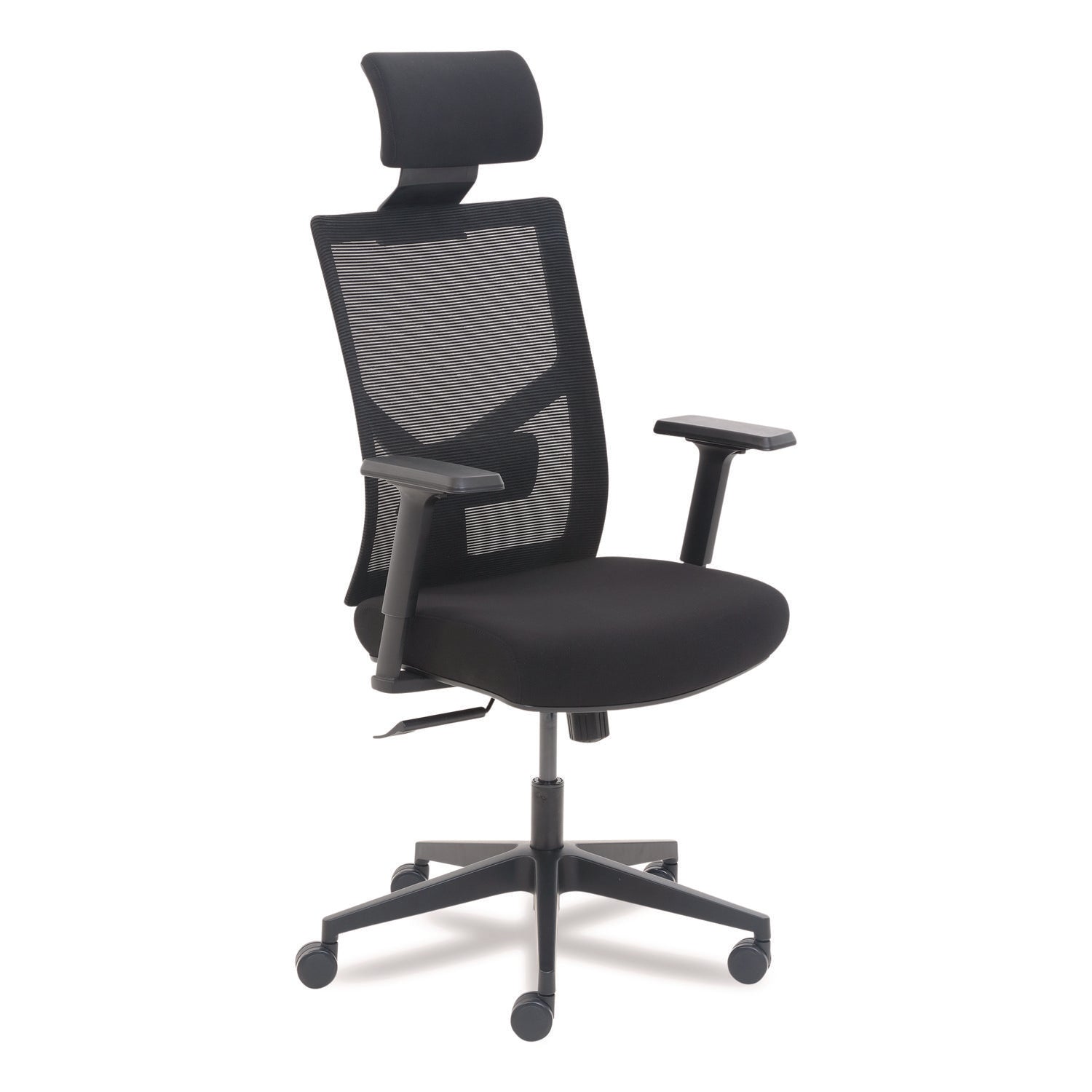 Mesh Back Molded Foam Task Chair, Supports Up to 275 lb, Black Seat/Back