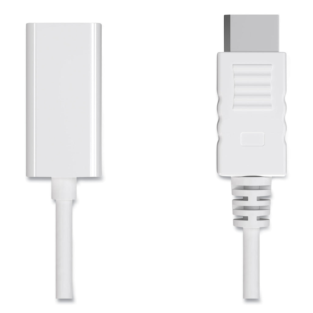DisplayPort to HDMI Adapter, 6", White
