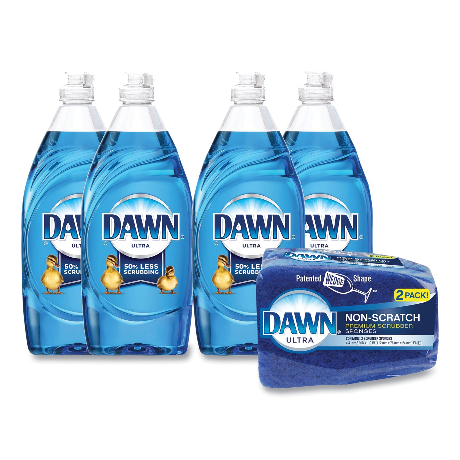 ultra-liquid-dish-detergent-dawn-original-194-oz-bottle-4-carton_pgc89271 - 1