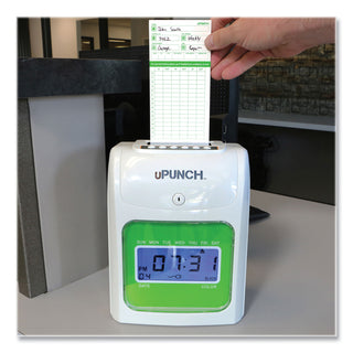 hn1500-electronic-non-calculating-time-clock-bundle-lcd-display-beige-green_ppzhn1500 - 5