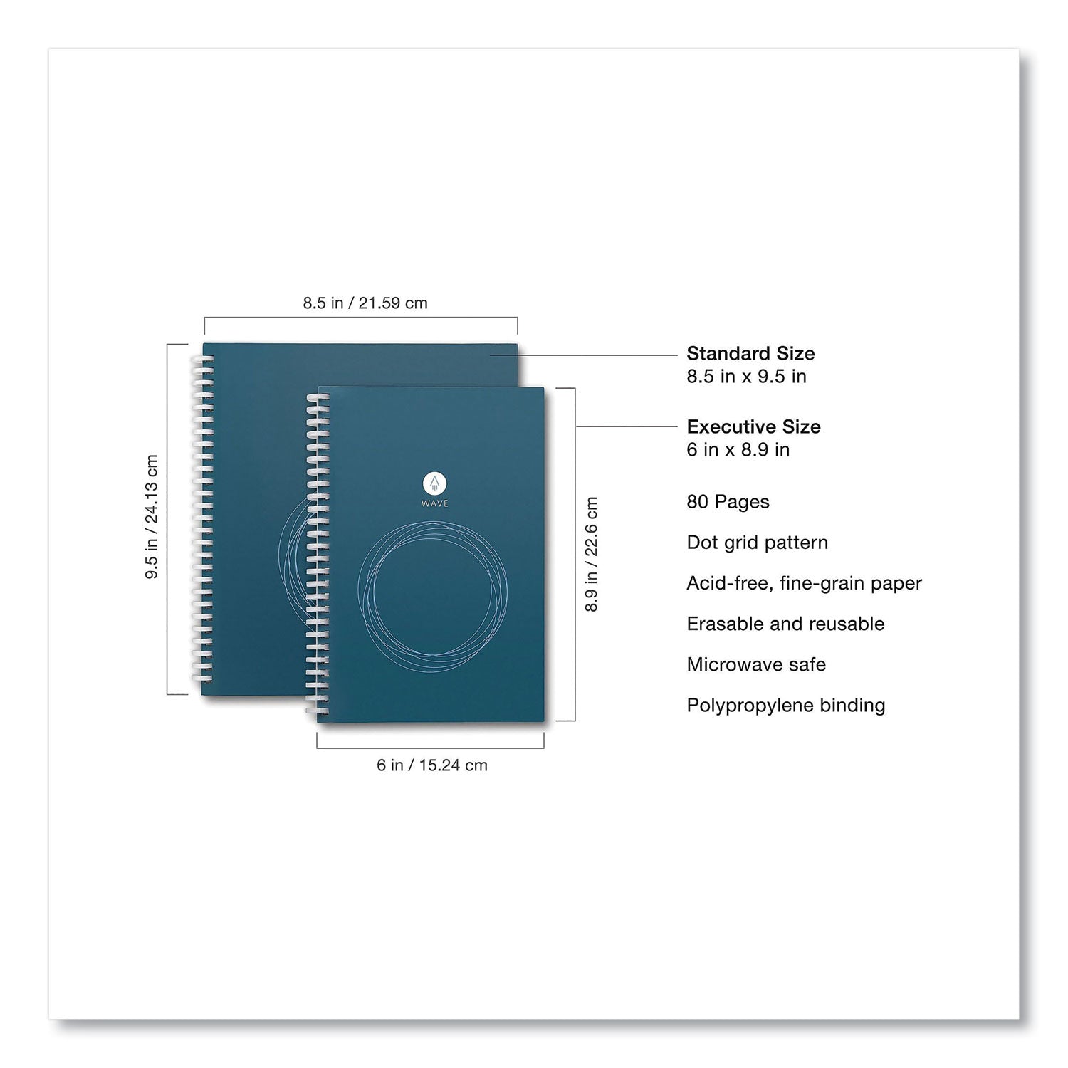 wave-smart-reusable-notebook-dotted-rule-blue-cover-40-89-x-6-sheets_rkbwaveka - 6