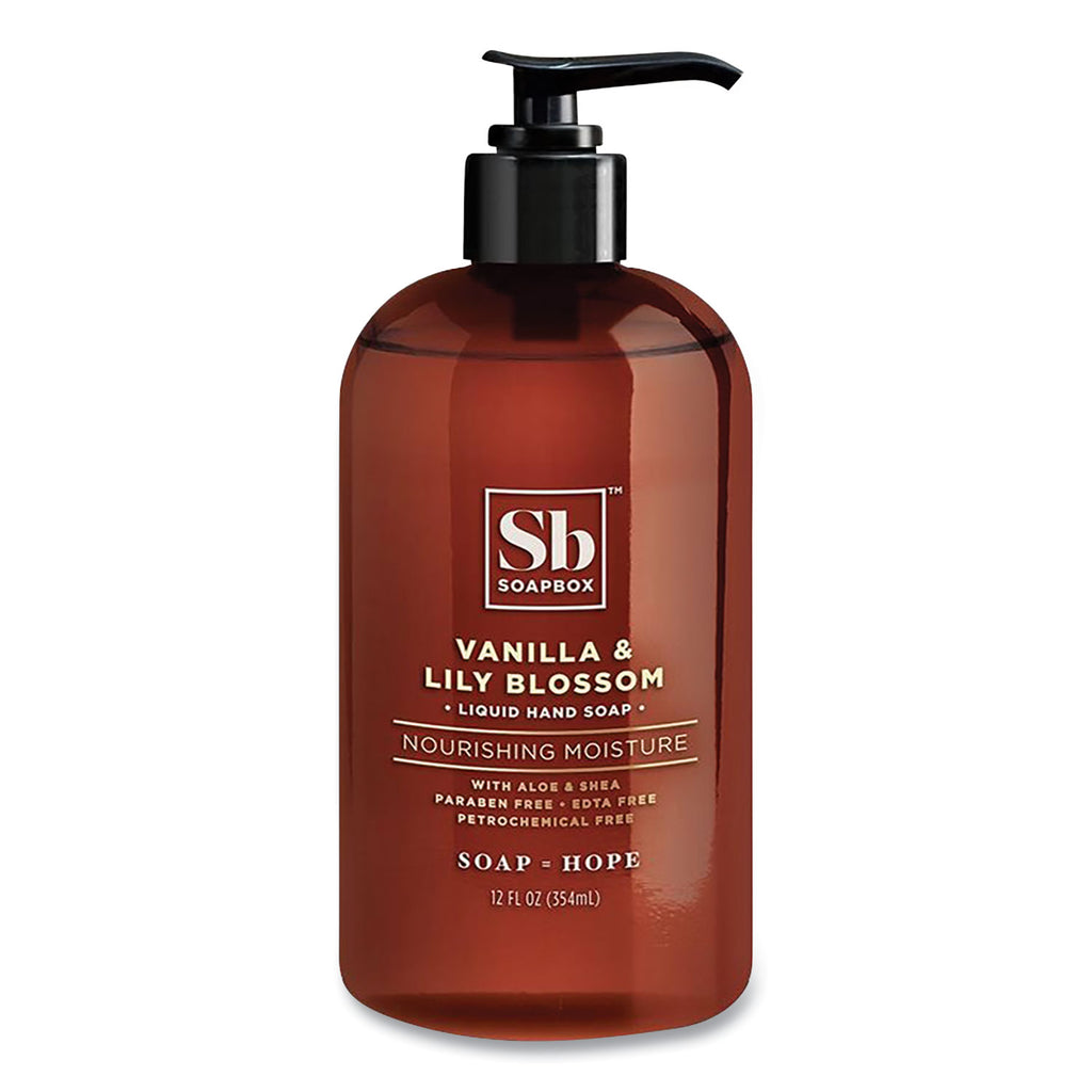 hand-soap-vanilla-and-lily-blossom-12-oz-pump-bottle-3-box_sbx00679bx - 1
