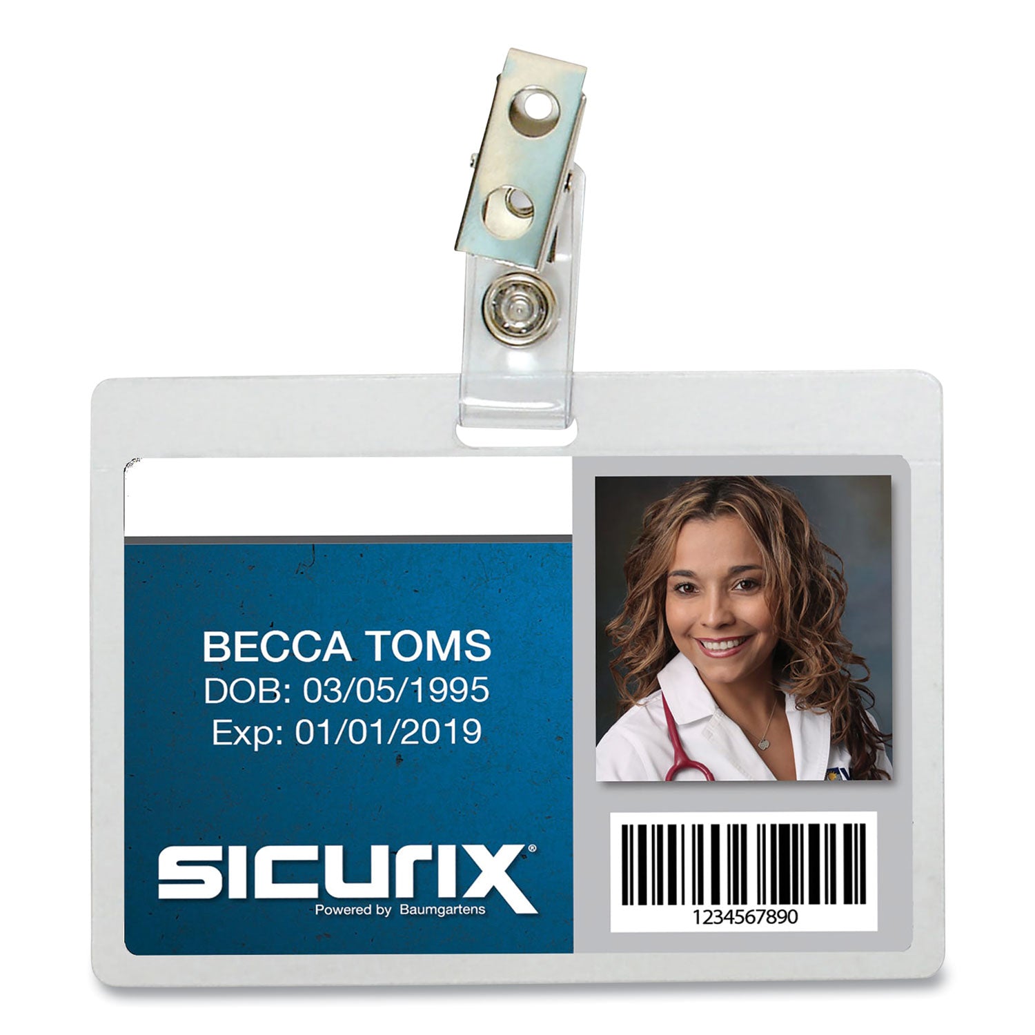 self-laminating-badge-holder-horizontal-35-x-225-clear-25-pack_srxbau62916 - 3