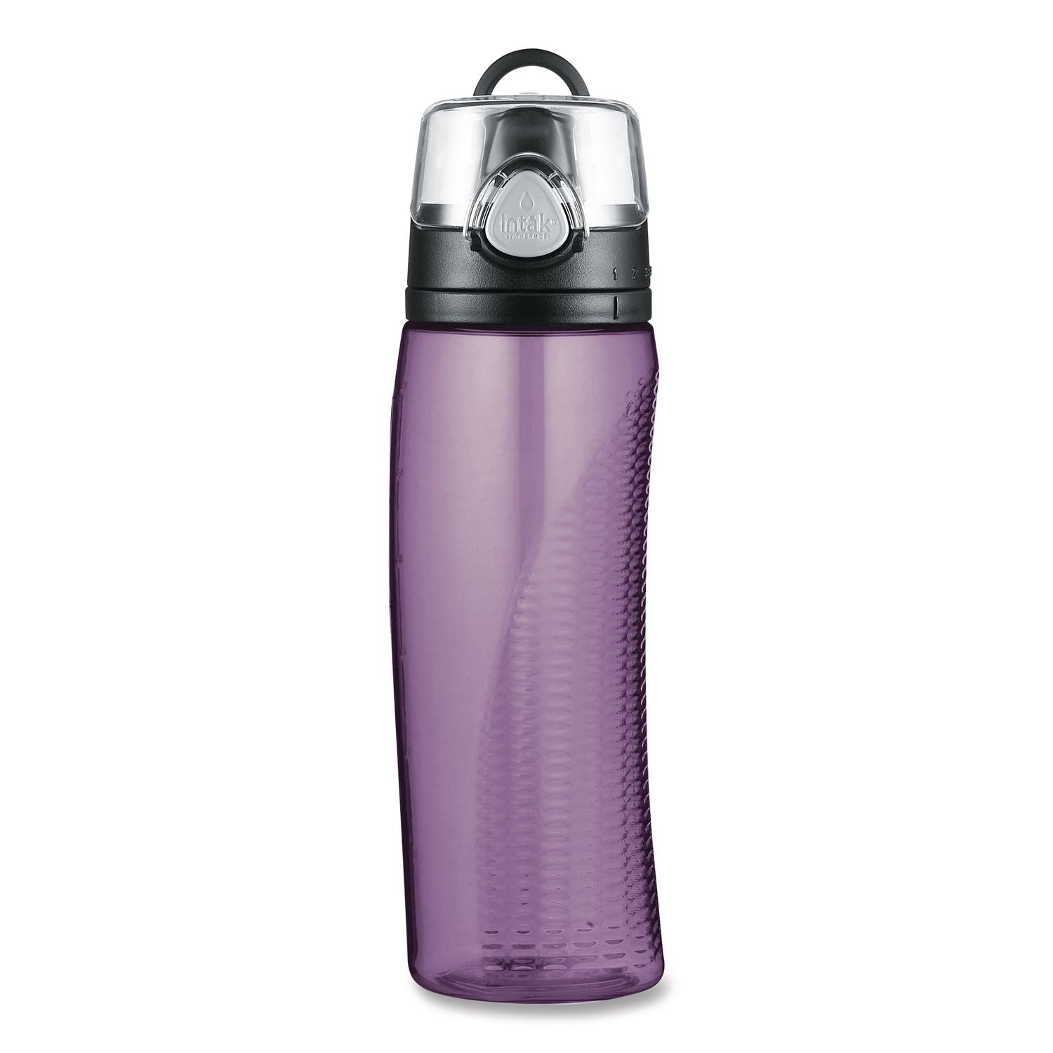 Intak by Thermos Hydration Bottle with Meter, 24 oz, Purple, Polyester