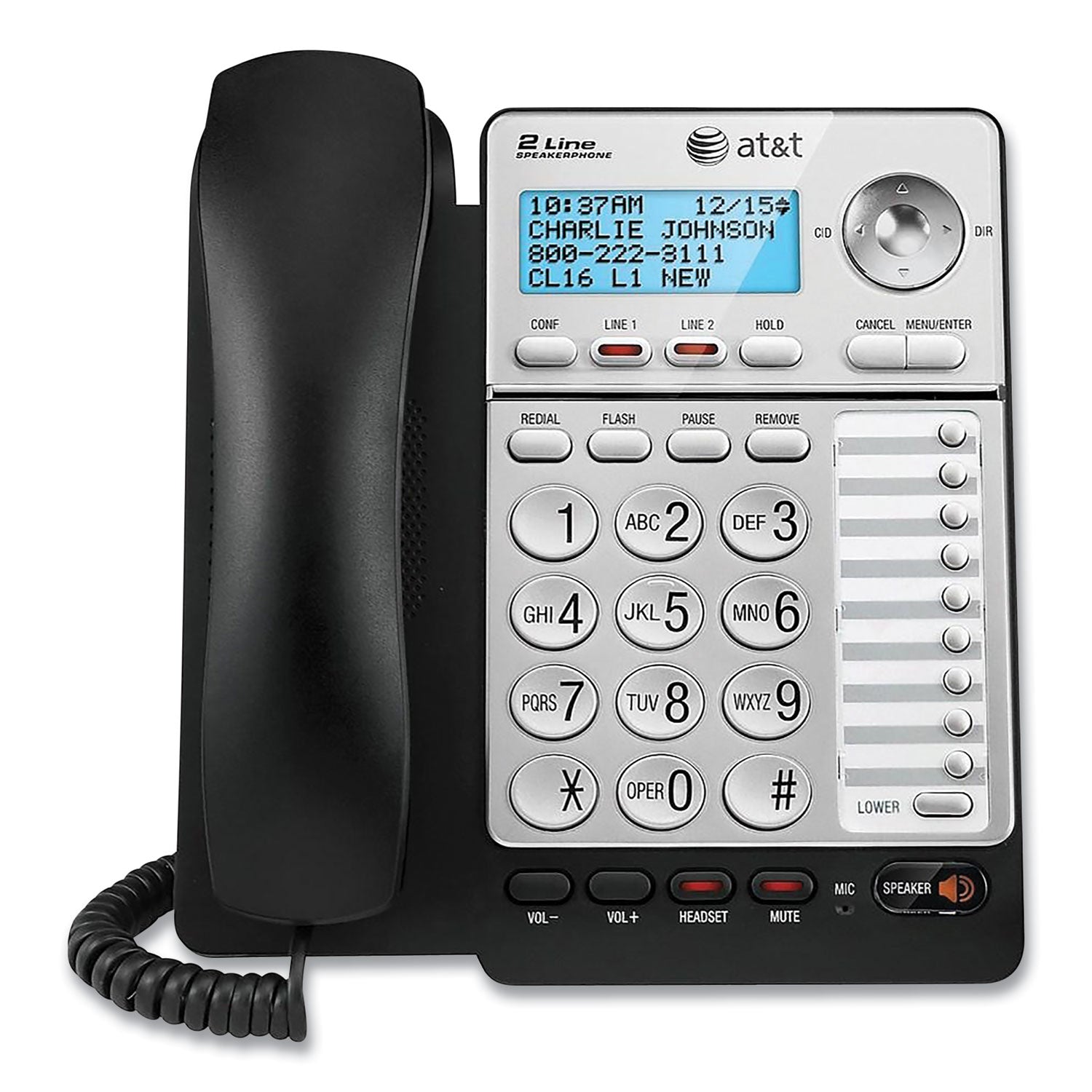 ml17928-two-line-corded-speakerphone-black-silver_attml17928 - 1