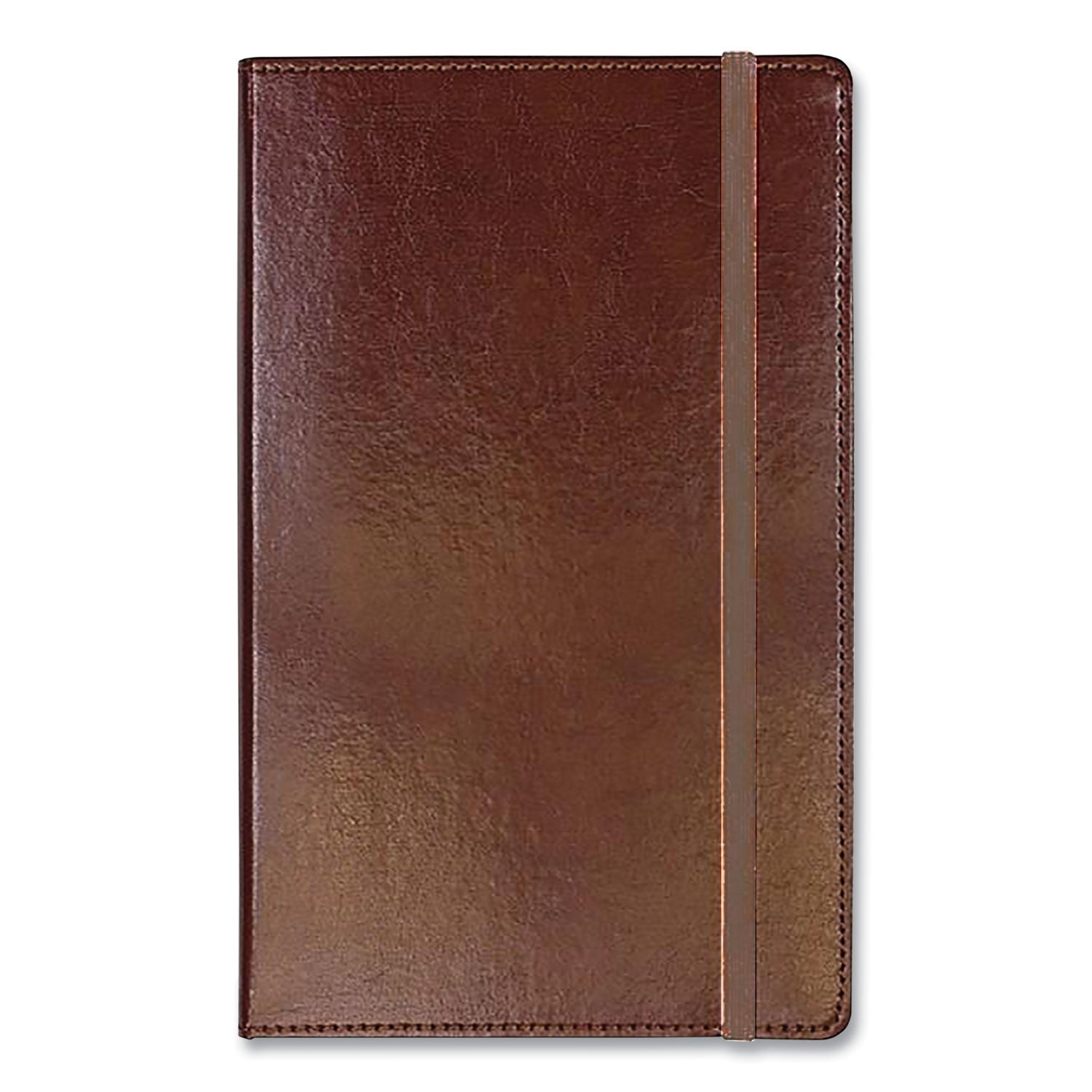 bonded-leather-journal-1-subject-narrow-rule-brown-cover-240-825-x-5-sheets_cgbmj54792 - 1