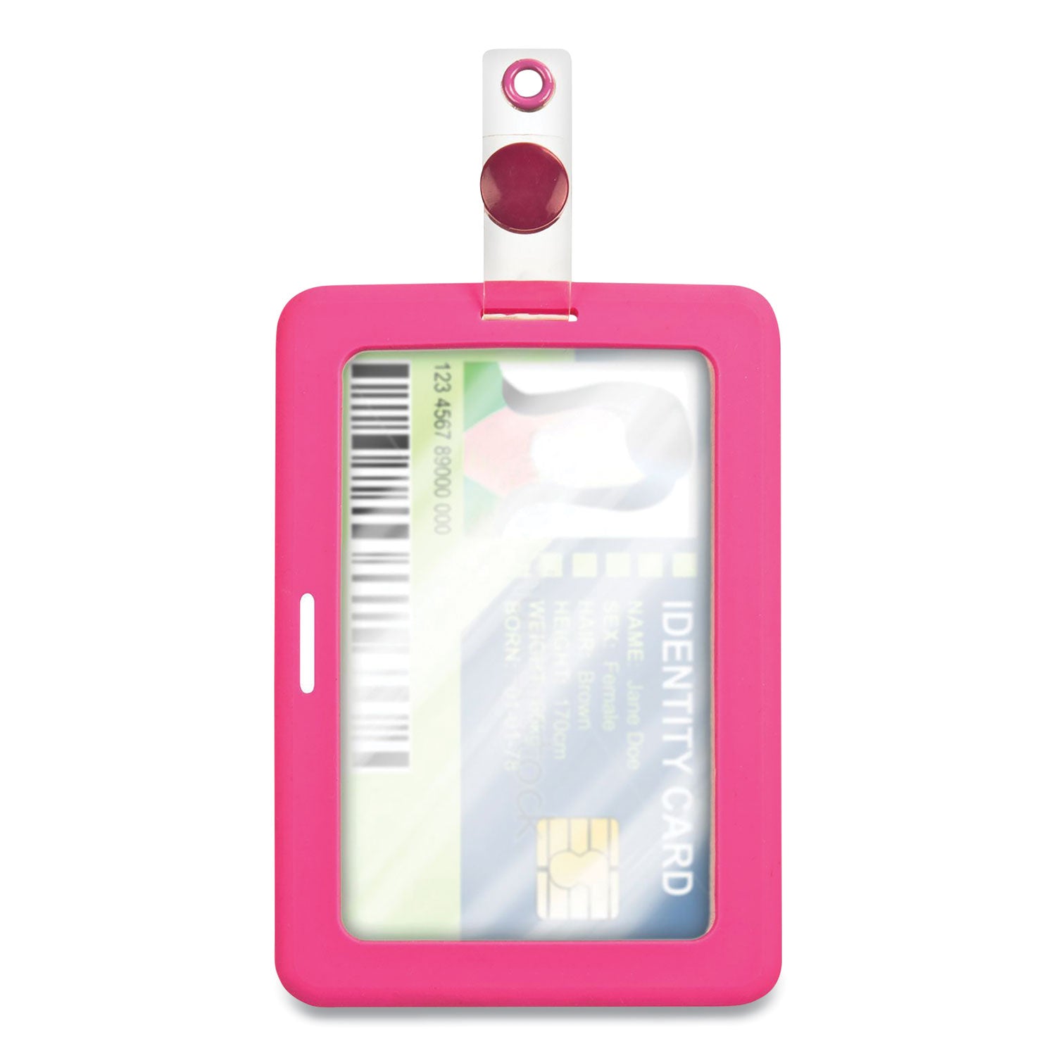 myid-badge-holder-vertical-horizontal-3-5-8-x-2-1-4-pink-1-ea_cos075016 - 1