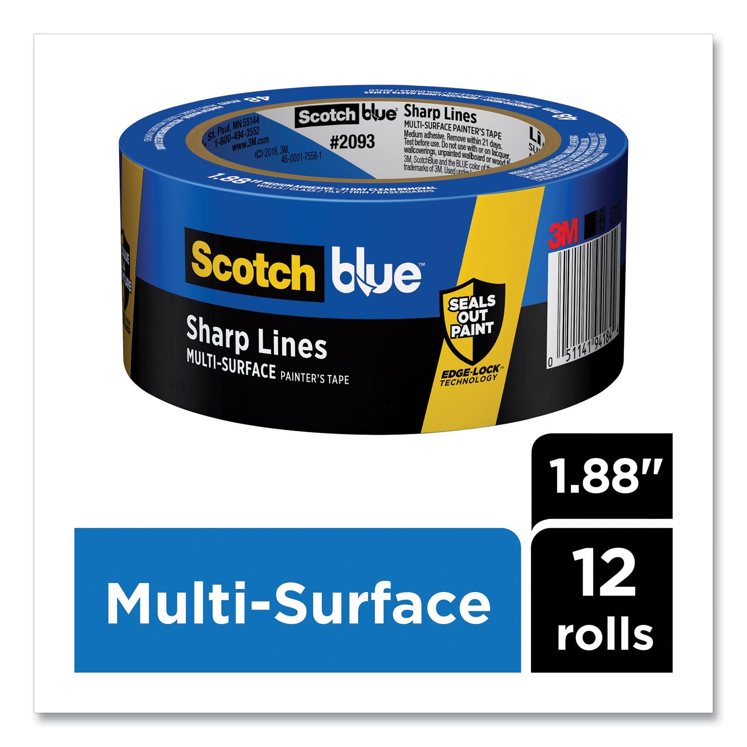 sharp-lines-multi-surface-painters-tape-3-core-188-x-60-yds-blue_mmm70006576063 - 2