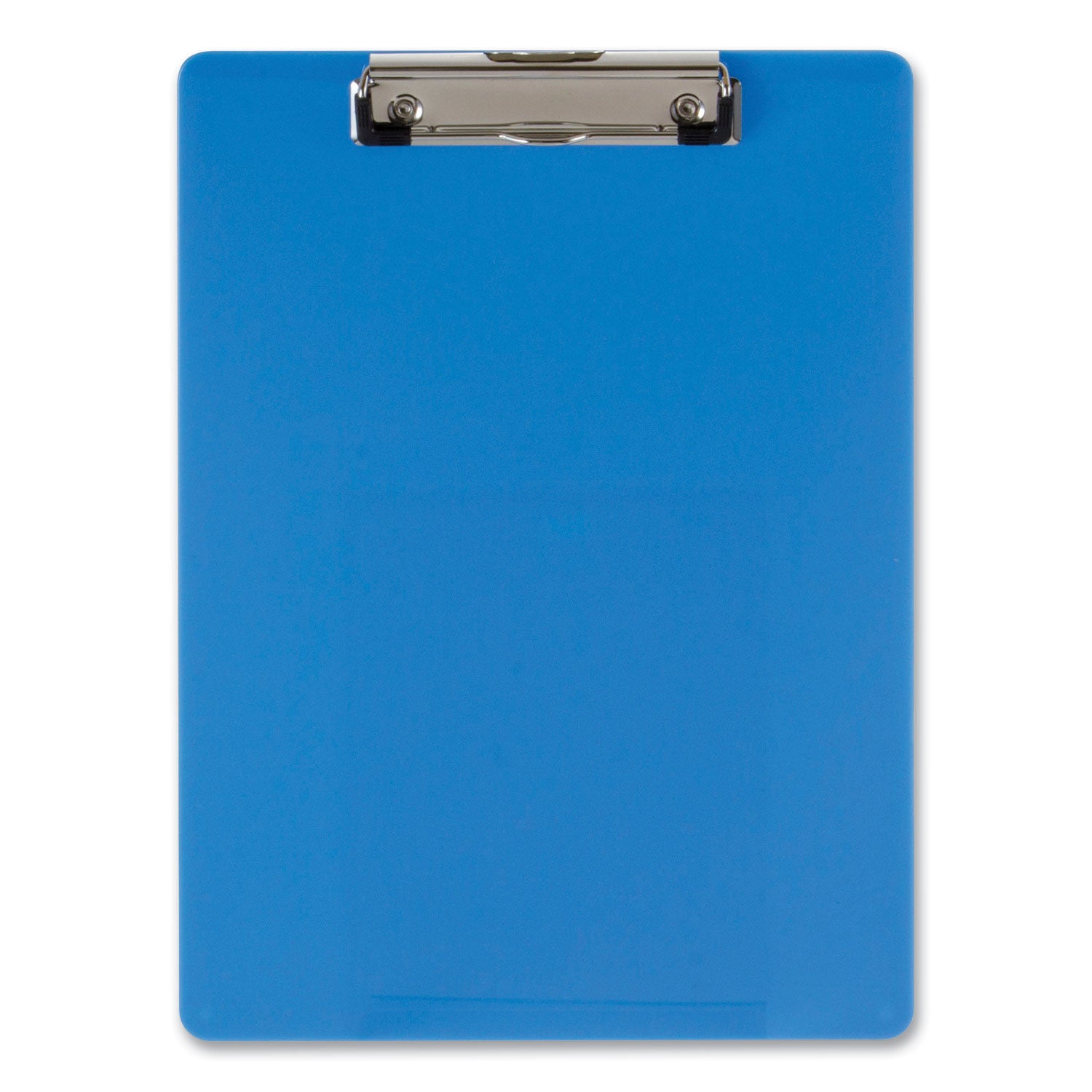 Recycled Plastic Clipboard, Holds 8.5 x 11 Sheets, Blue - 